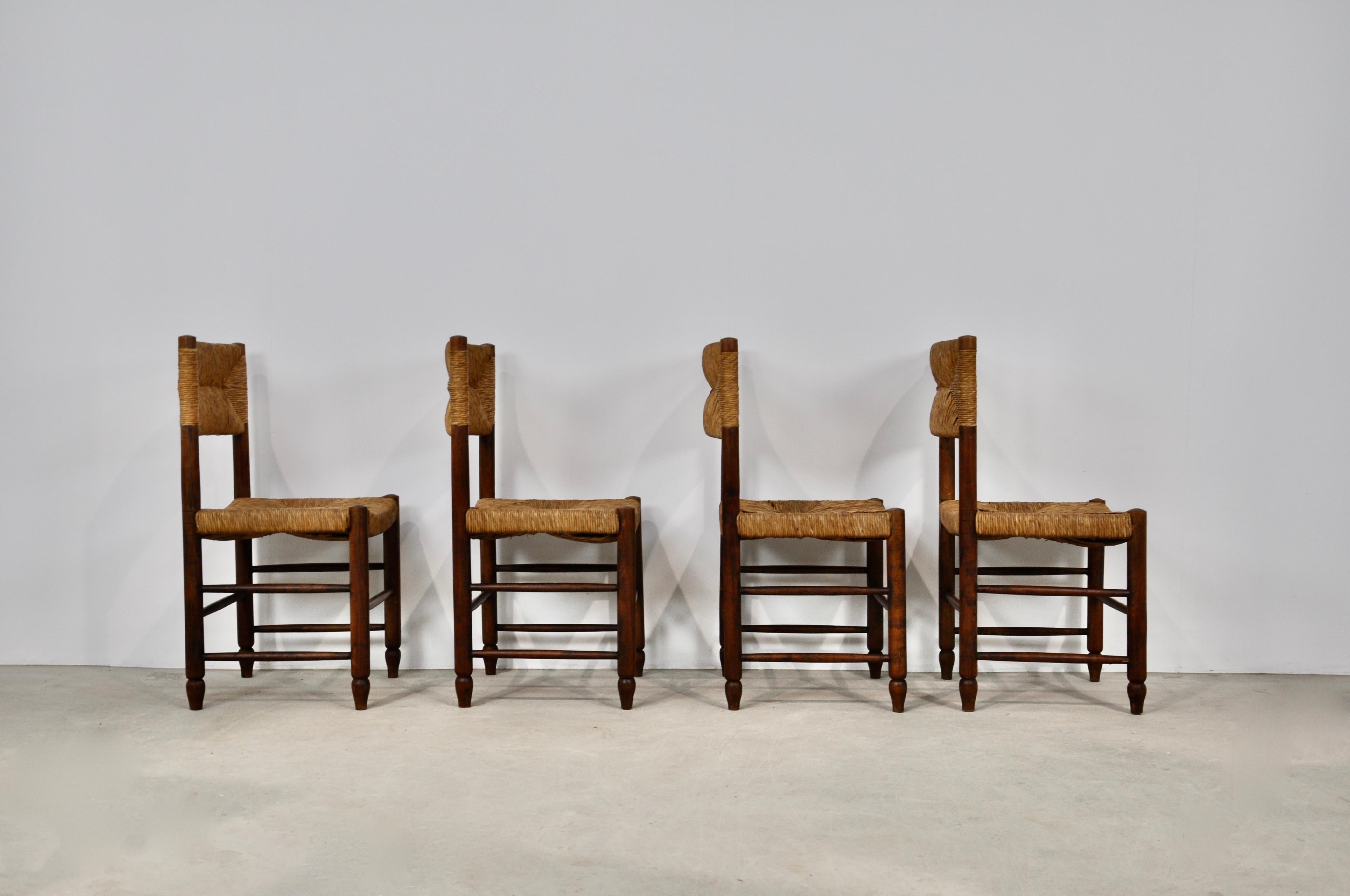 Mid-20th Century Chairs Style Charlotte Perriand, 1950s