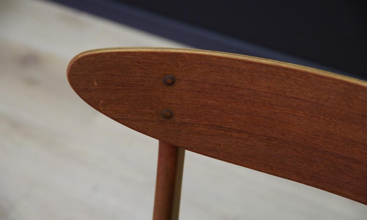 Chairs Teak Retro Danish Design Classic For Sale 2