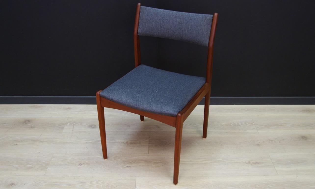 Chairs Teak Vintage Danish Design, 1960-1970 In Good Condition In Szczecin, Zachodniopomorskie