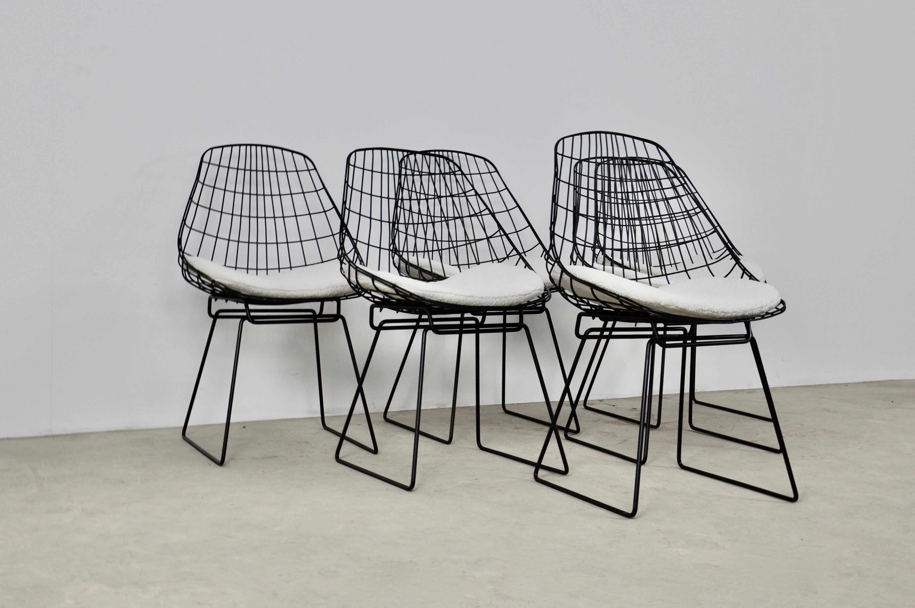 Chairs Wire SM05 by Cees Braakman & Adriaan Dekker for Pastoe, 1958 5