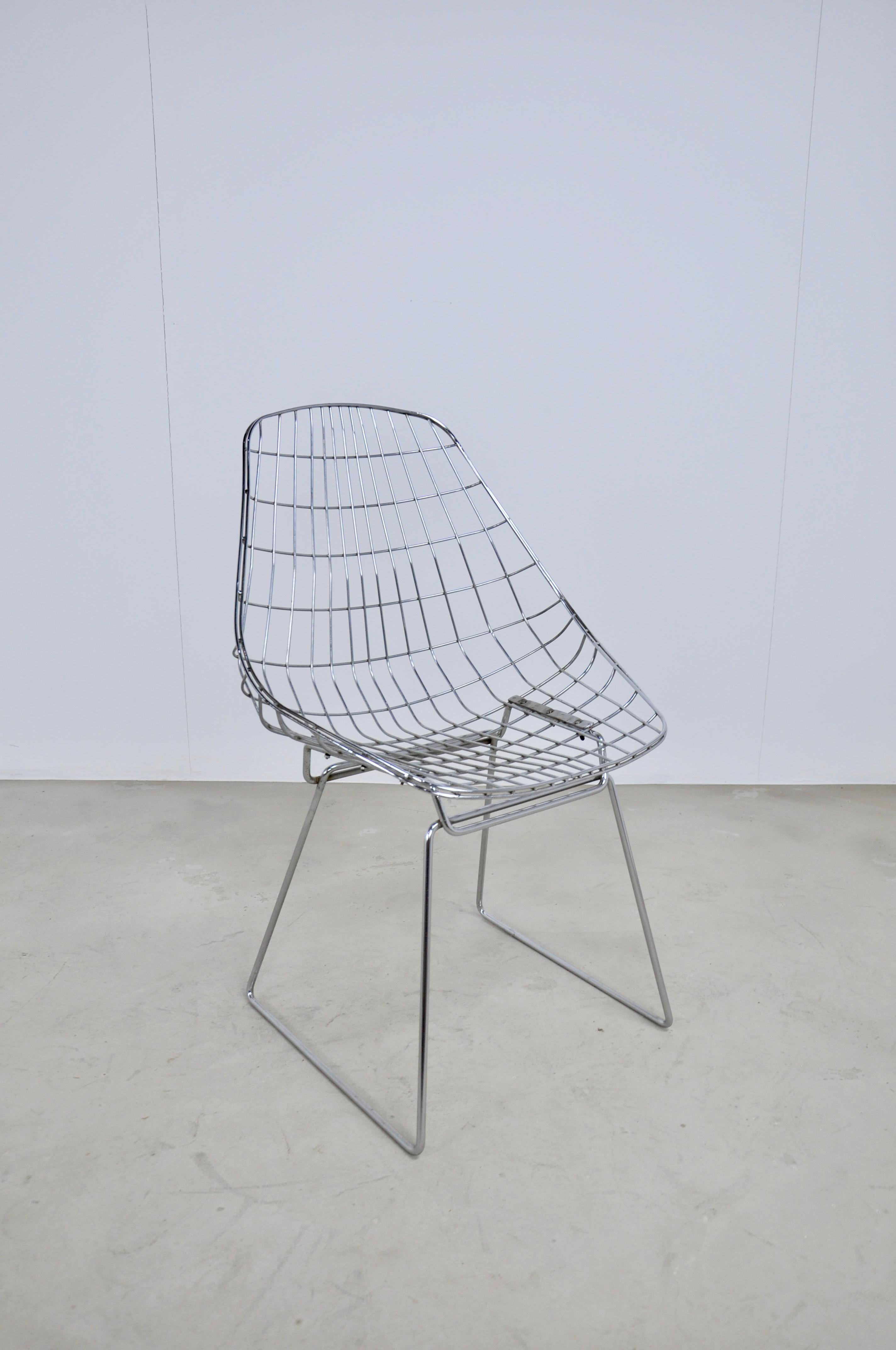 Chairs Wire SM05 by Cees Braakman & Adriaan Dekker for Pastoe, 1958 6