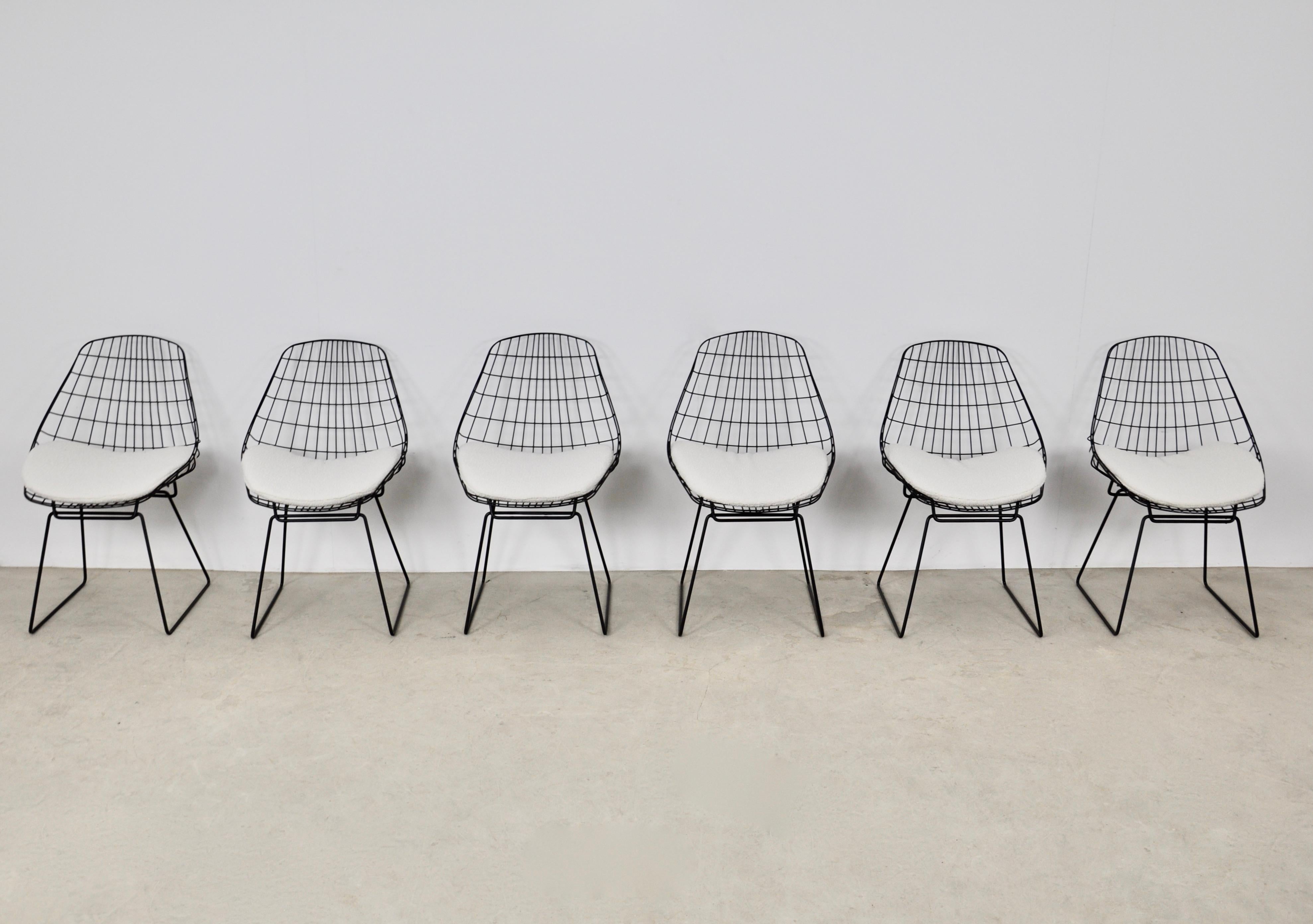 Dutch Chairs Wire SM05 by Cees Braakman & Adriaan Dekker for Pastoe, 1958