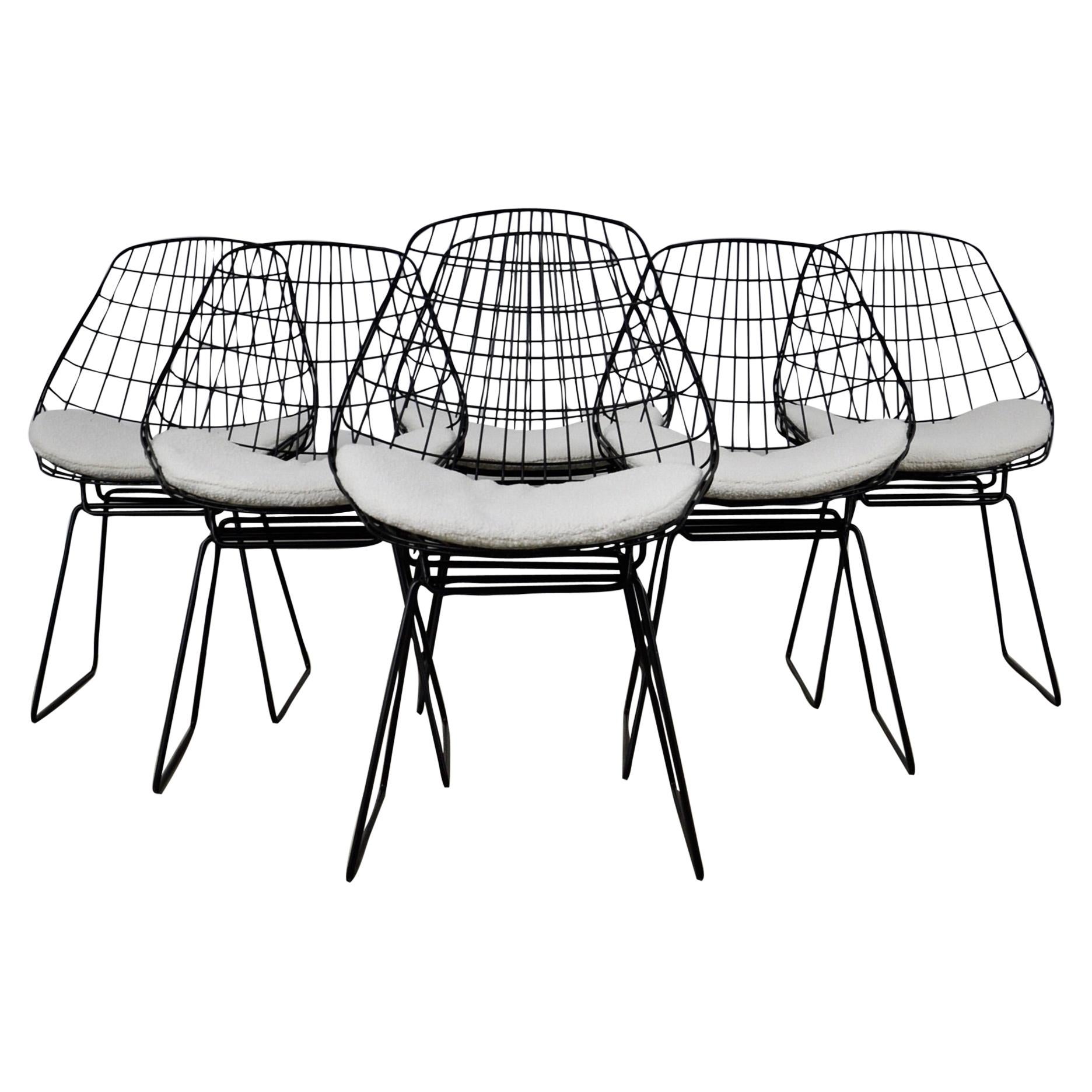 Chairs Wire SM05 by Cees Braakman & Adriaan Dekker for Pastoe, 1958