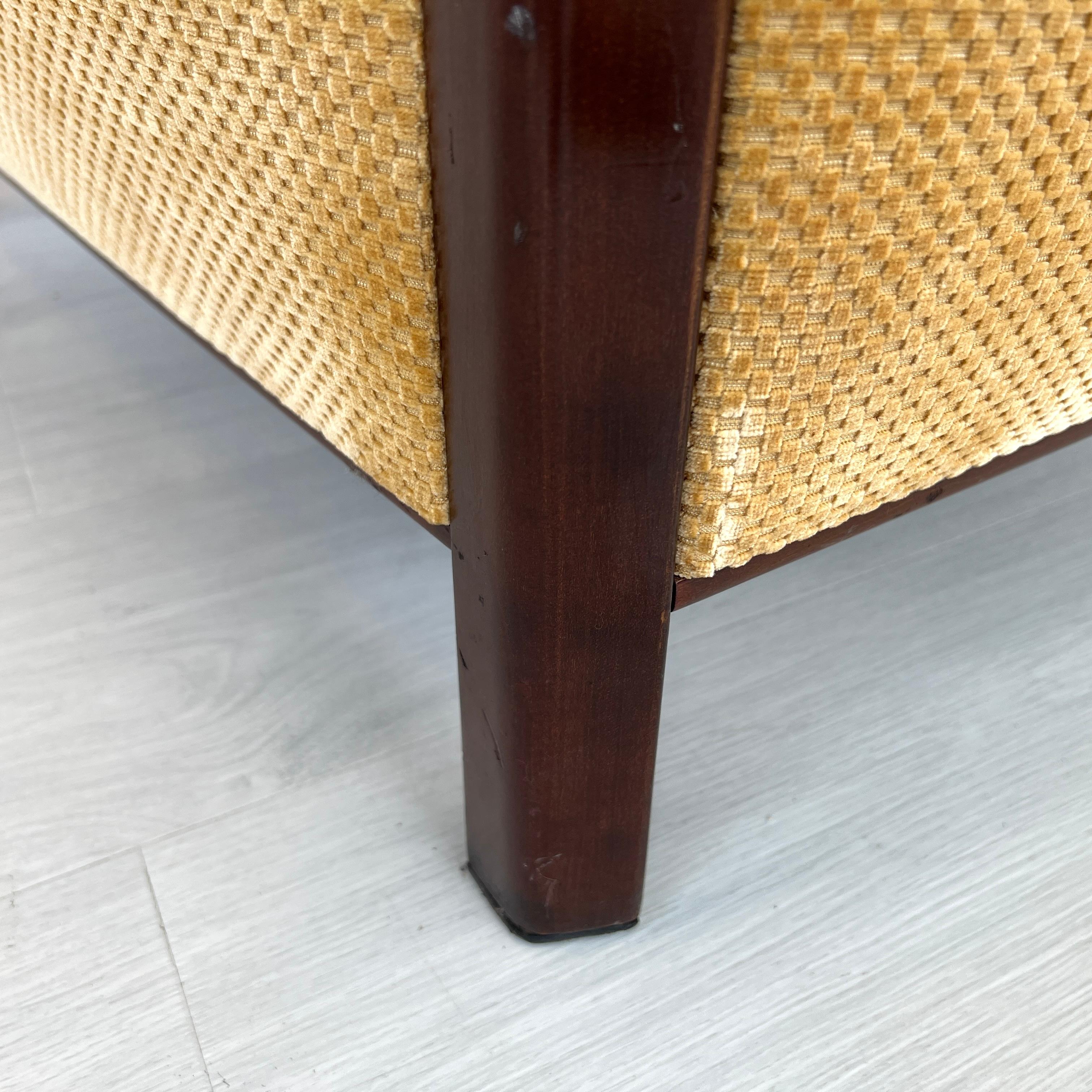 Chairs with Ottomans by Umberto Asnago for Giorgetti – Set of 2 For Sale 13