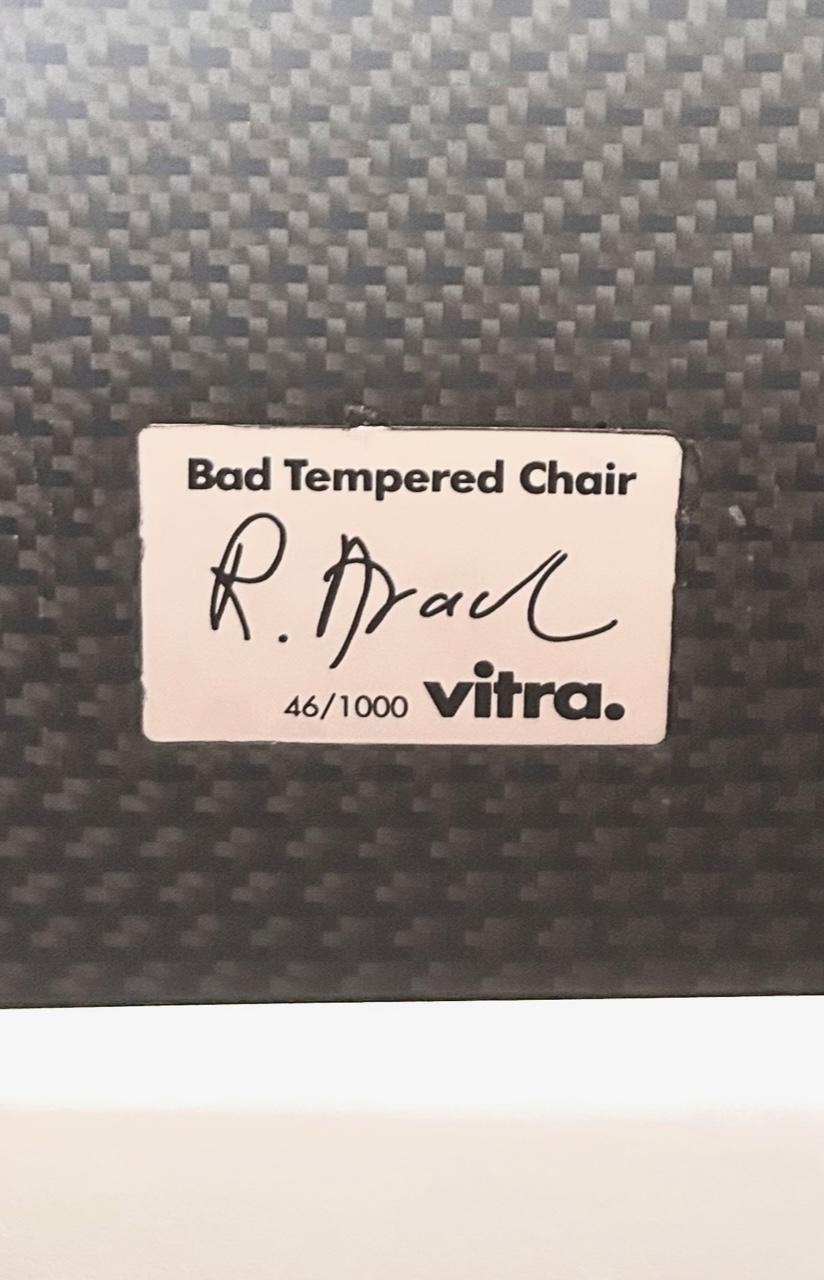 Chaise Bad Tempered en carbone de Ron Arad n° 46/1000 pour Vitra 2002 en vente 9