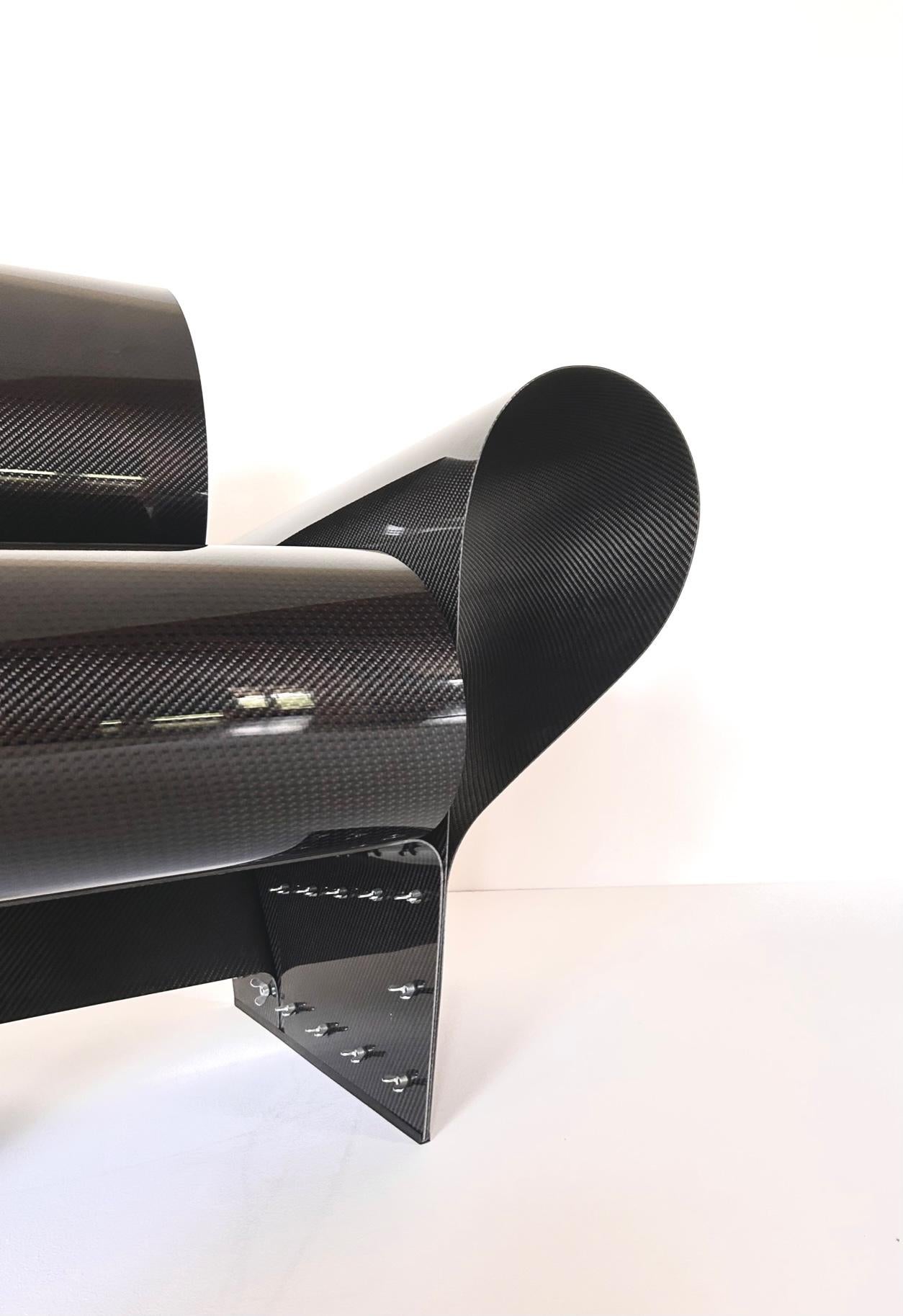 Chaise Bad Tempered en carbone de Ron Arad n° 46/1000 pour Vitra 2002 en vente 1