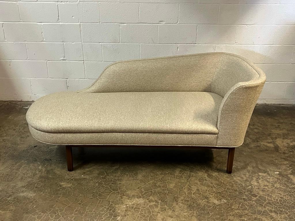 Chaise by Edward Wormley for Dunbar In Good Condition In Dallas, TX