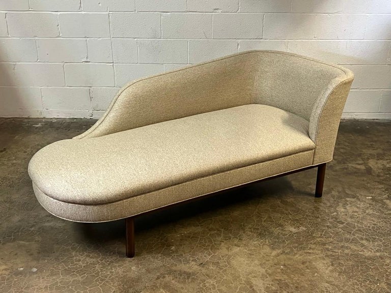 Ash Chaise by Edward Wormley for Dunbar For Sale