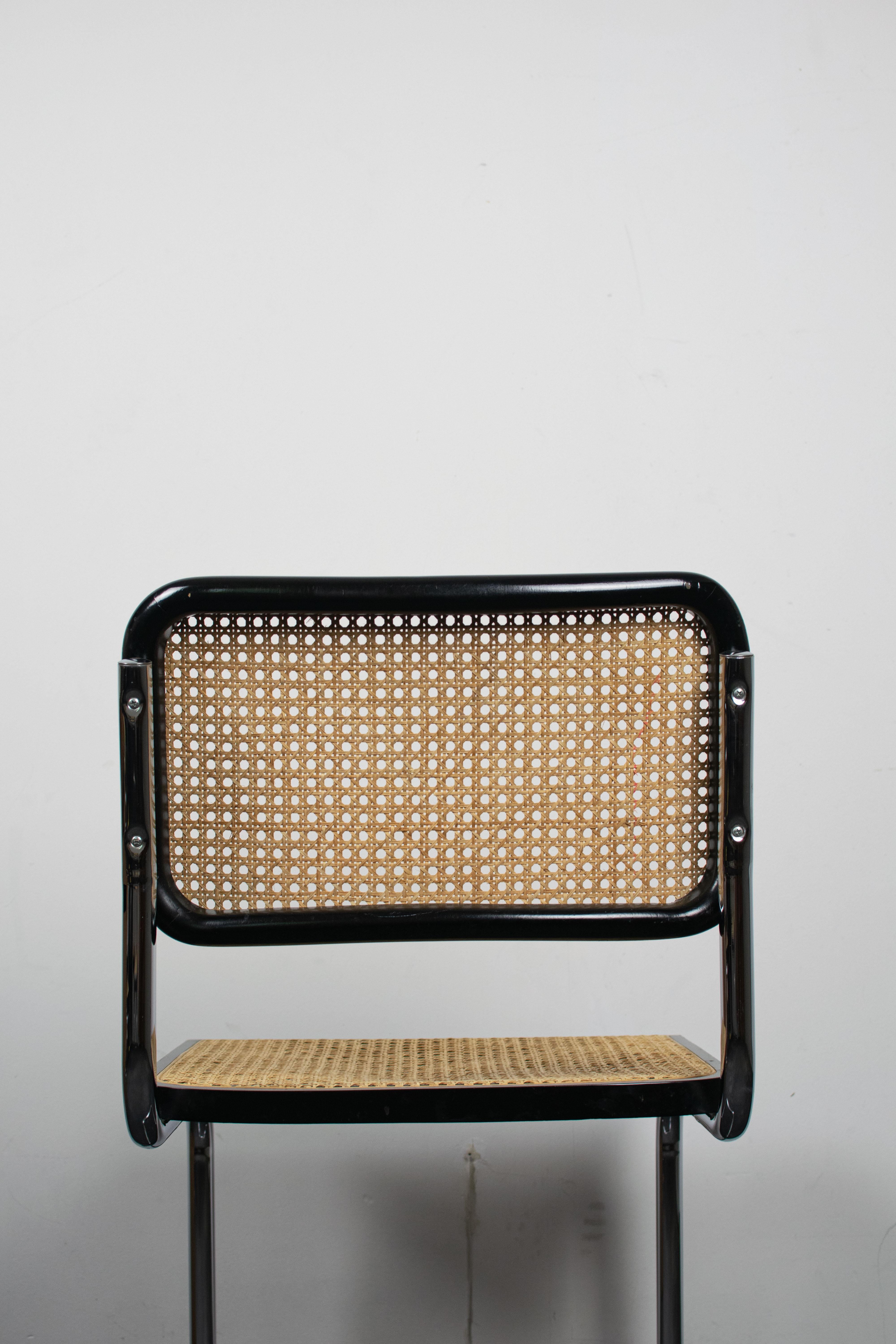 Mid-20th Century Chaise cesca b32 par Marcel Breuer