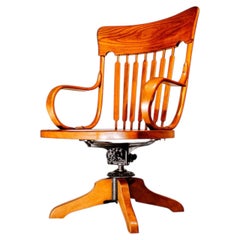 Sillón de oficina de estilo victoriano