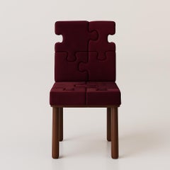 Chaise " L'INSOLENTE" en Bordeaux  par Alexandre Ligios