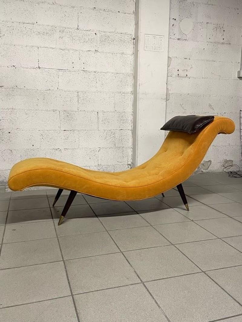 Mid-Century moderno Chaise-longue anni '50