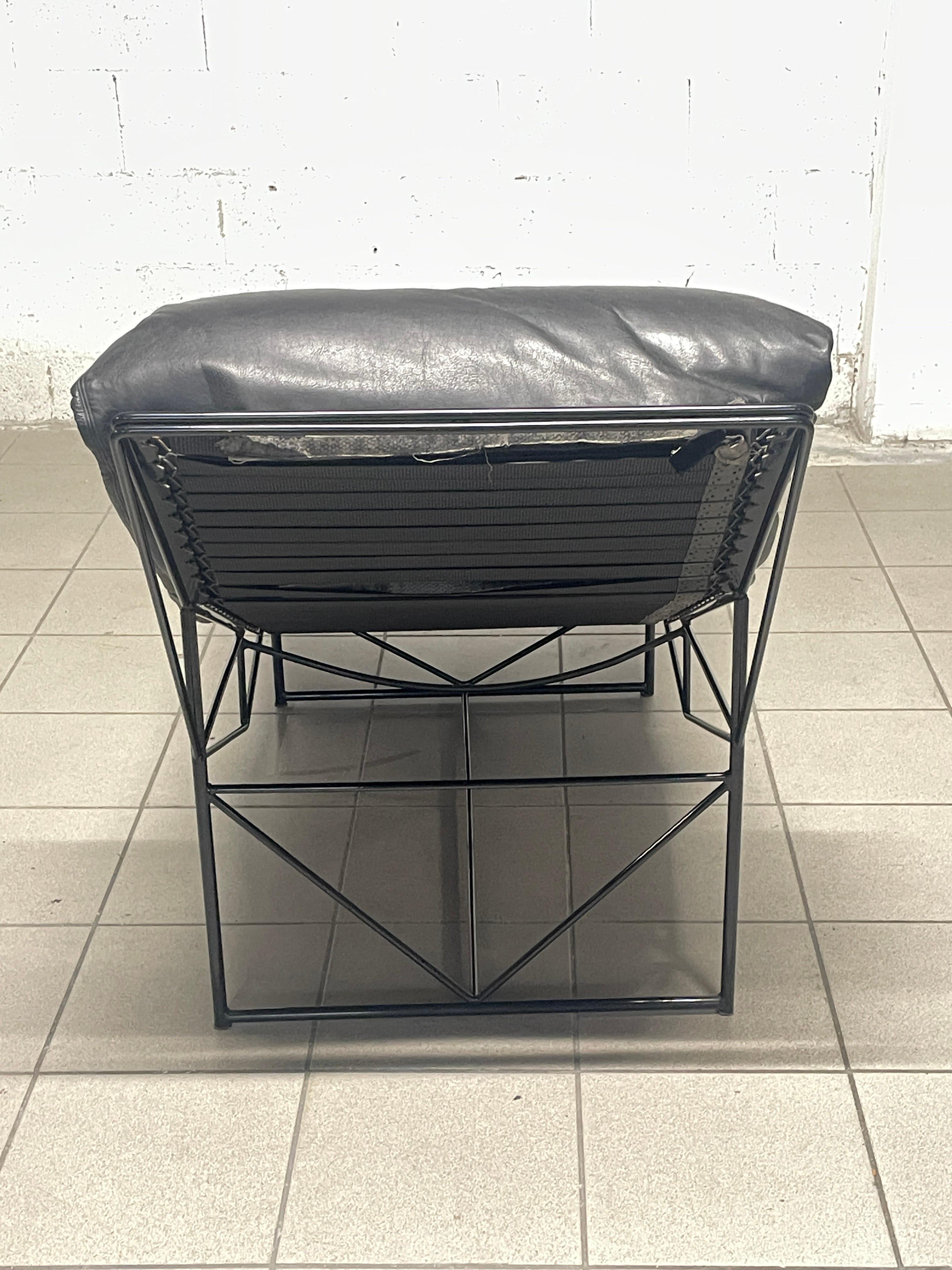 Chaise-longue de los años 80 diseñada por Paolo Passerini para UVET en venta 5