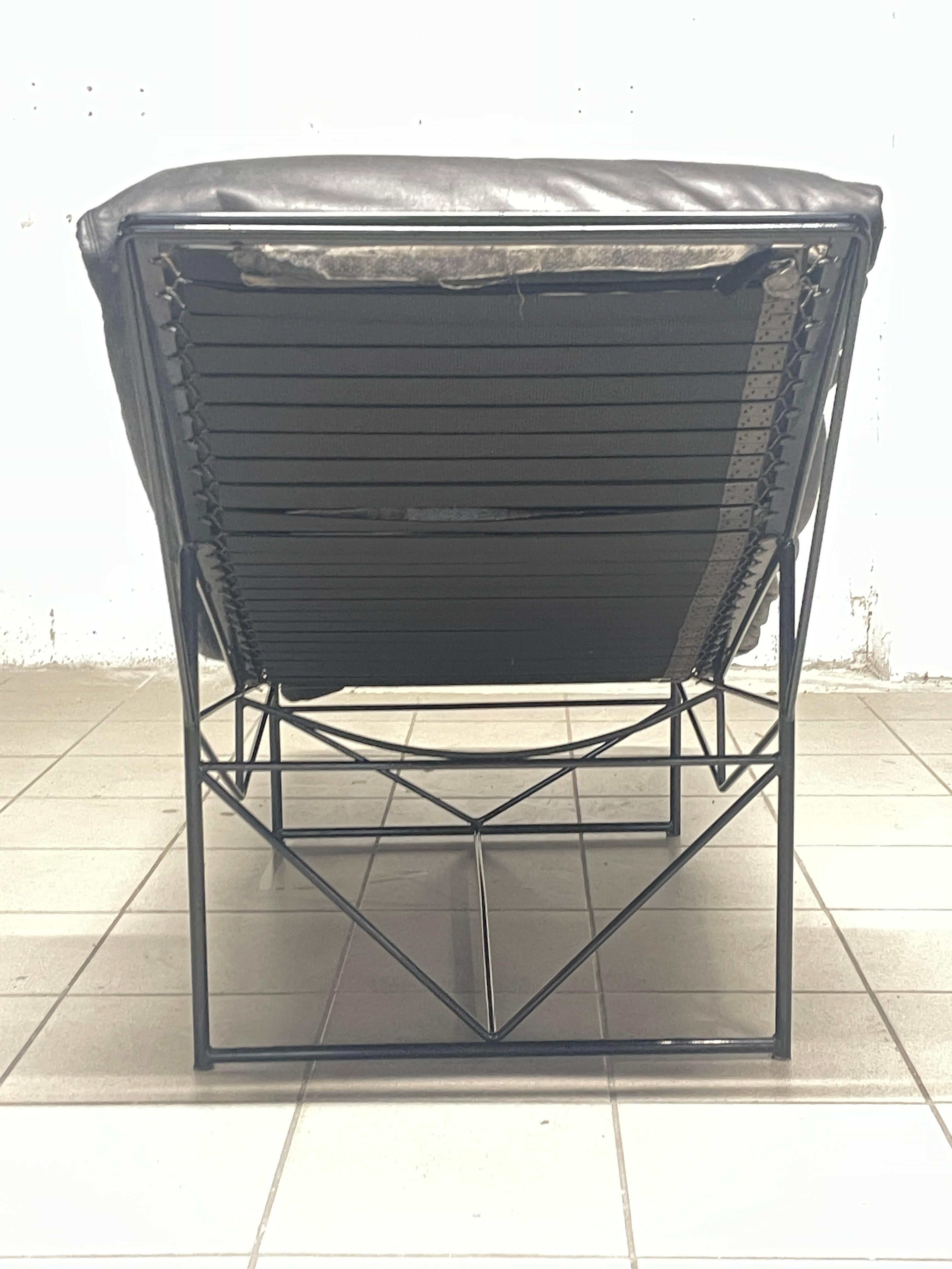 Chaise-longue de los años 80 diseñada por Paolo Passerini para UVET en venta 6