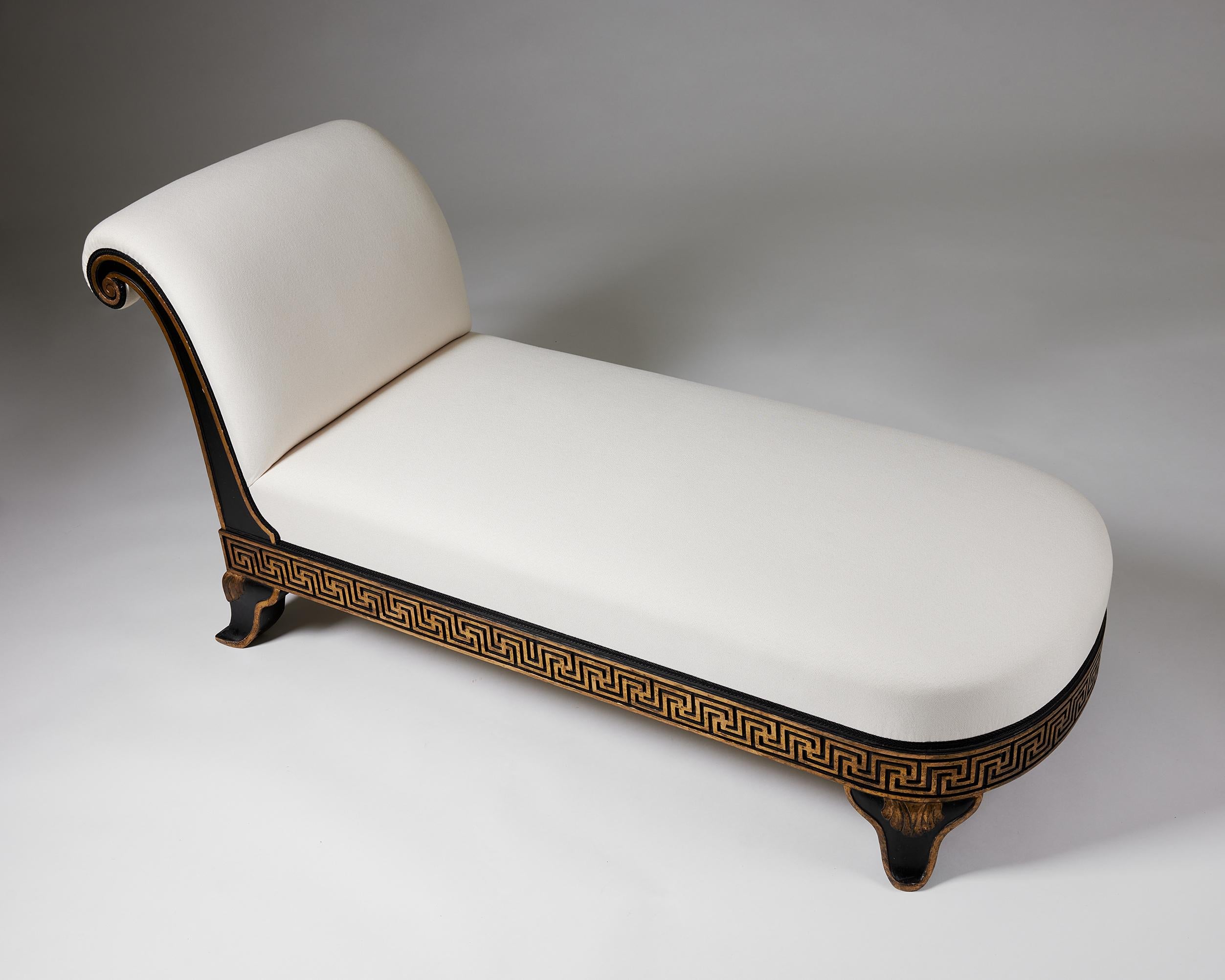 Chaise longue, anonymous for Louis G Thiersen, Denmark, 1928 For Sale 5