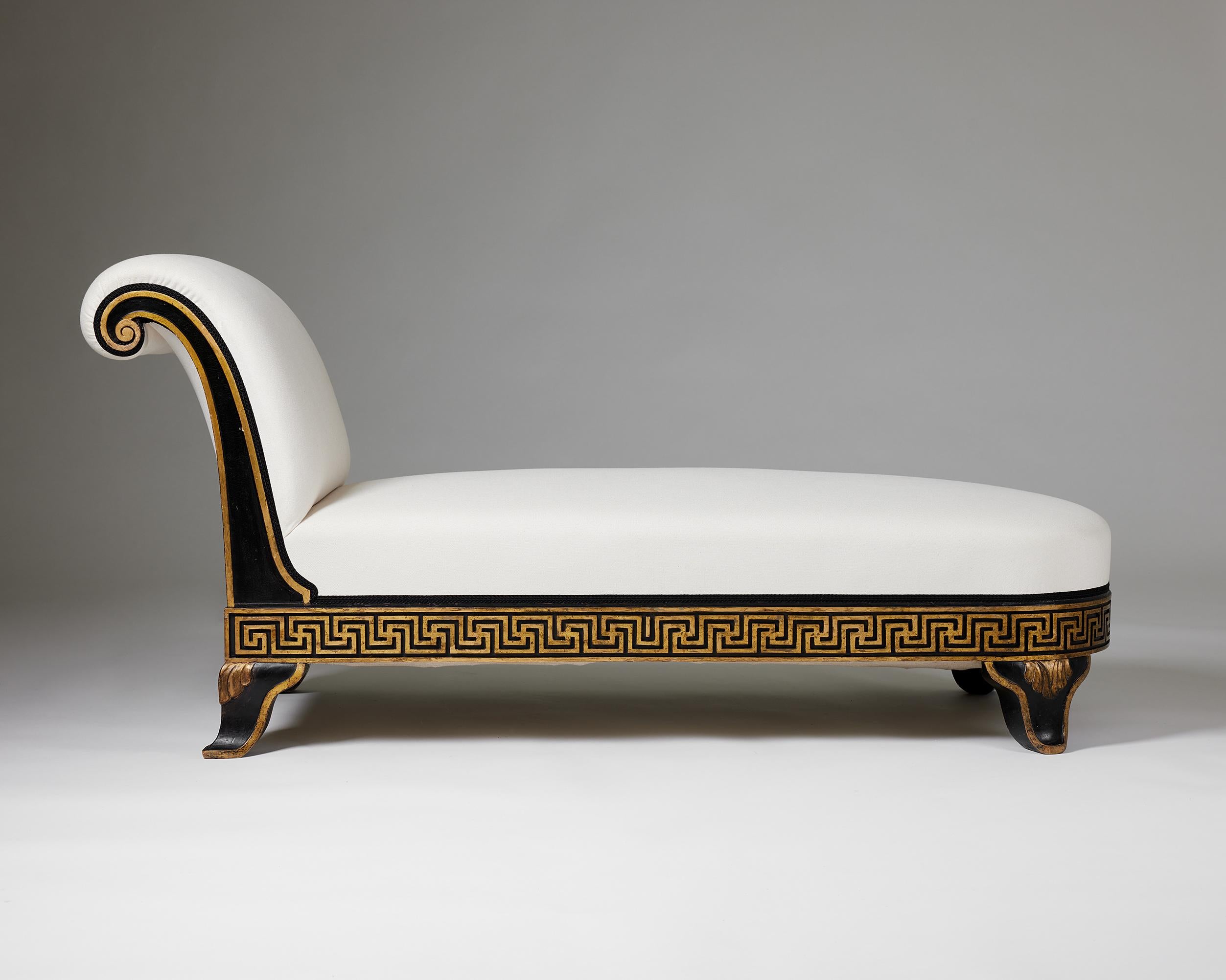 Mid-Century Modern Chaise longue, anonymous for Louis G Thiersen, Denmark, 1928 For Sale