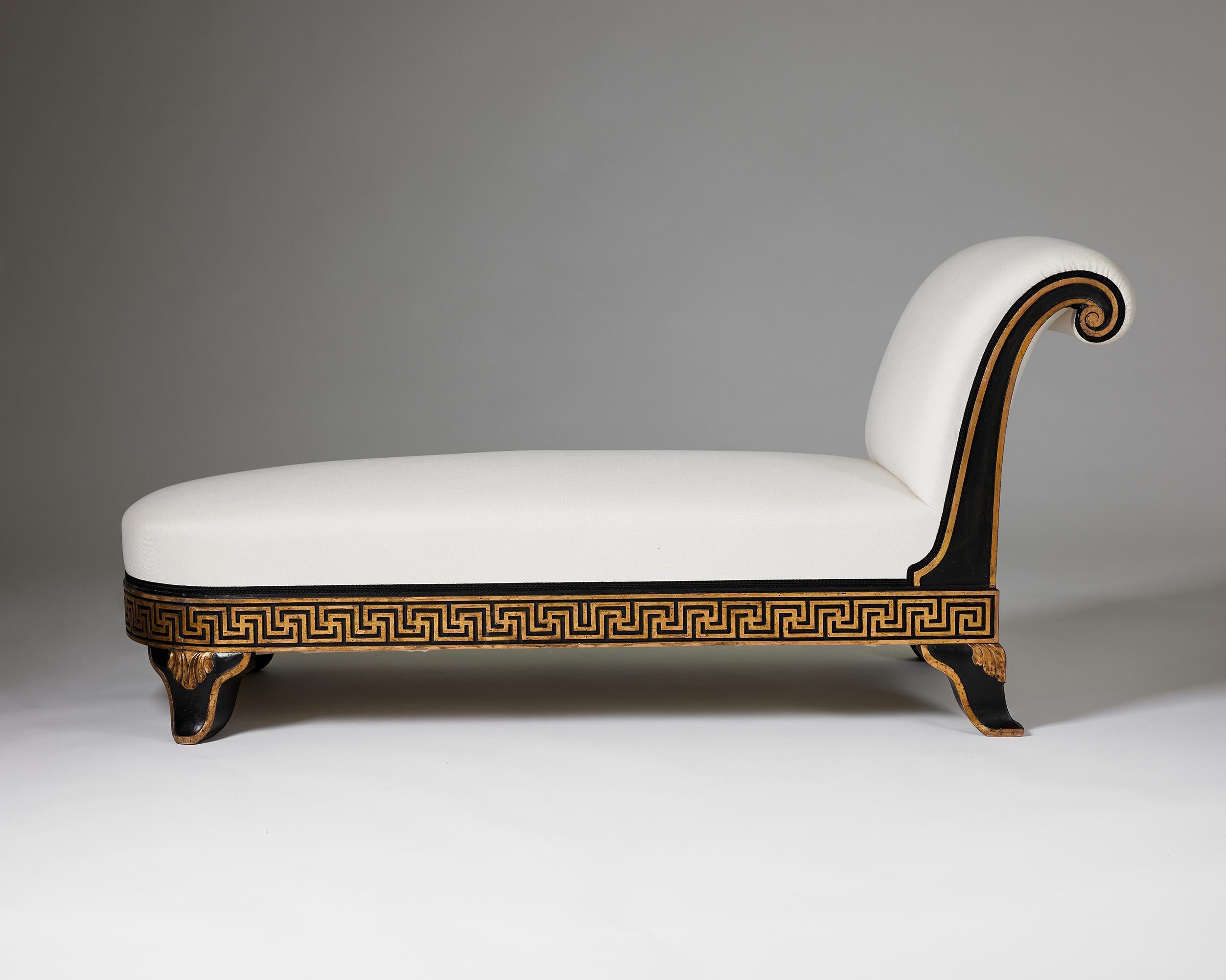 Wood Chaise longue, anonymous for Louis G Thiersen, Denmark, 1928 For Sale