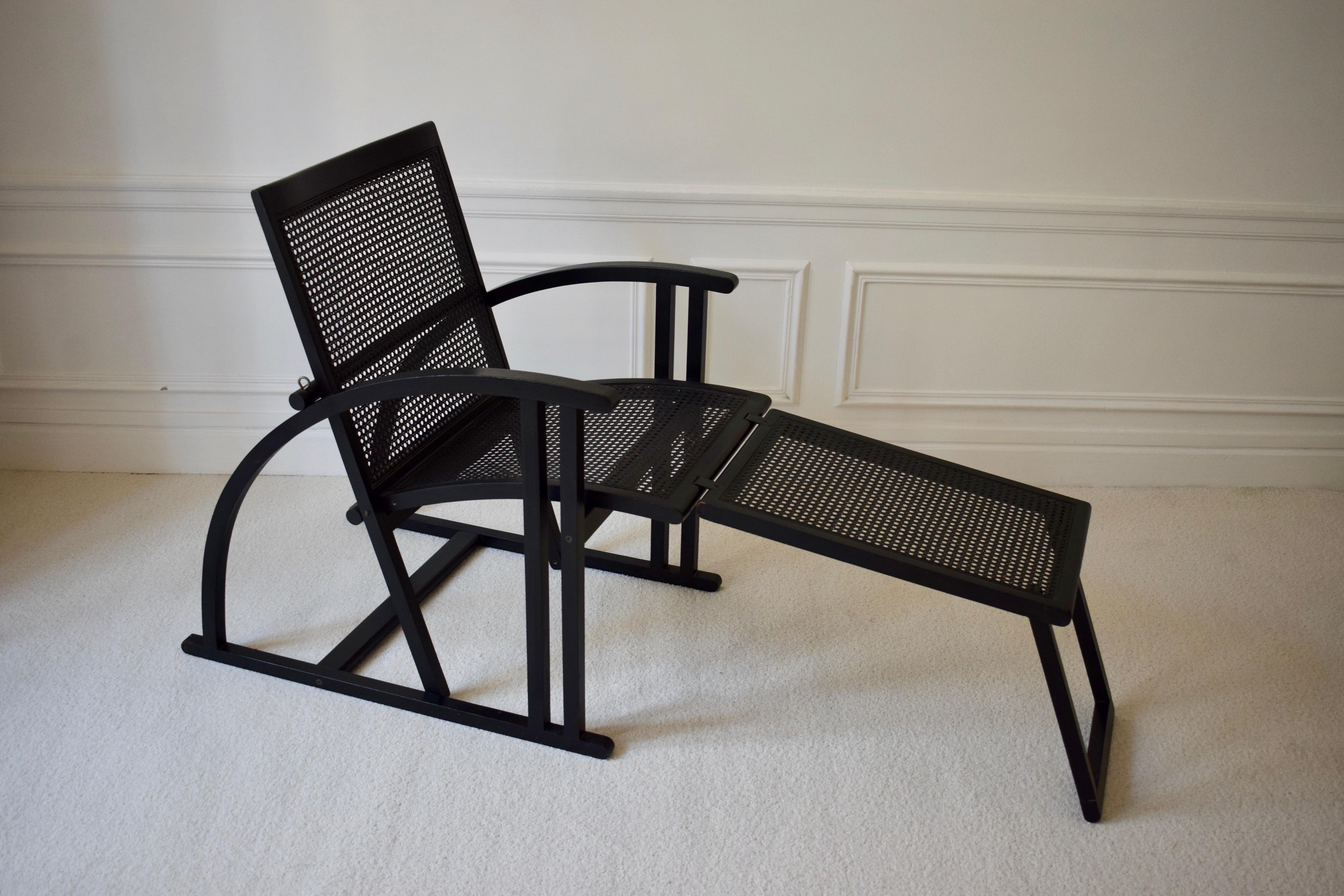 Post-Modern Chaise longue Arc de Pascal Mourgue pour Pamco Triconfort For Sale