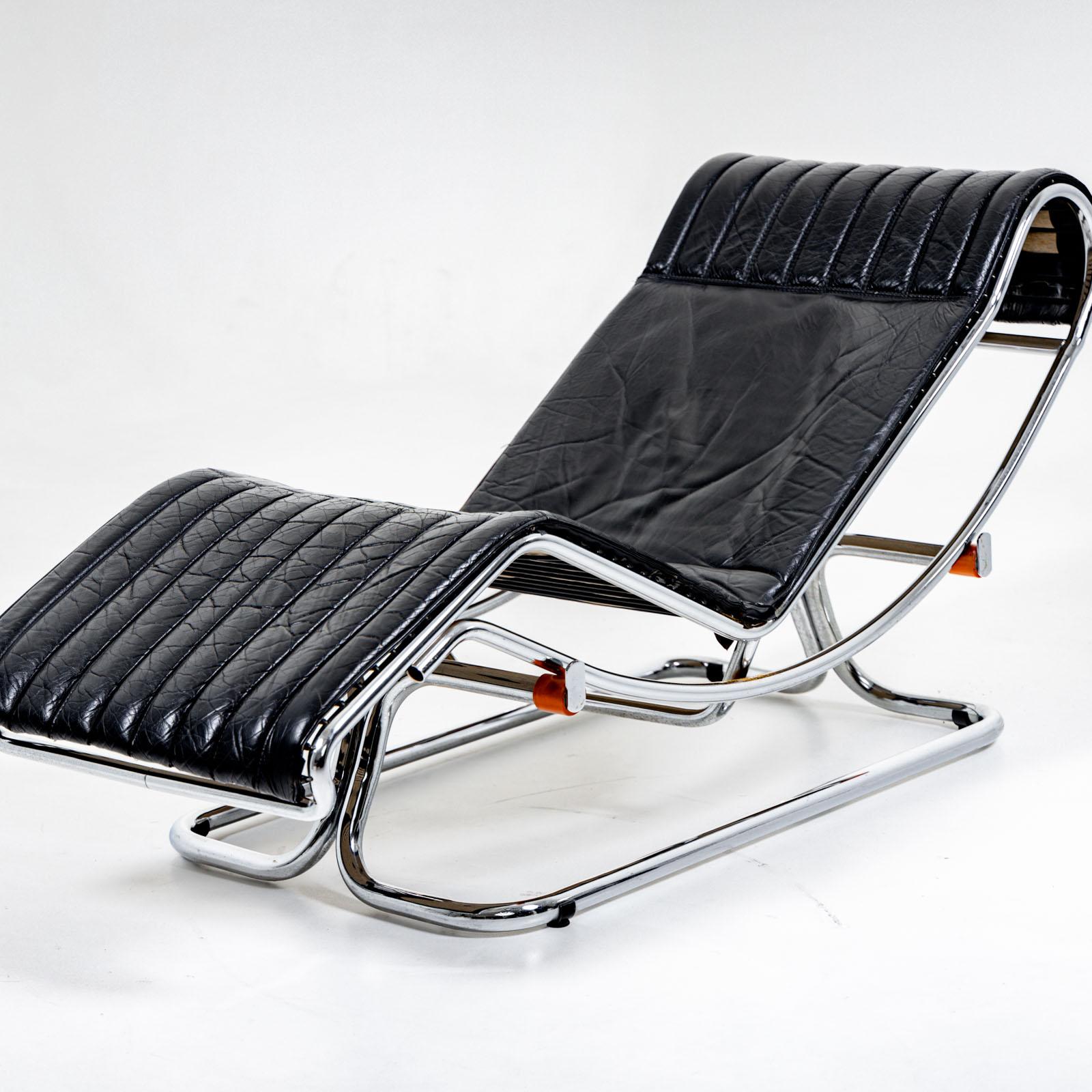 Chaiselongue von Guido Faleschini, Italien 1970er Jahre (Stahl) im Angebot