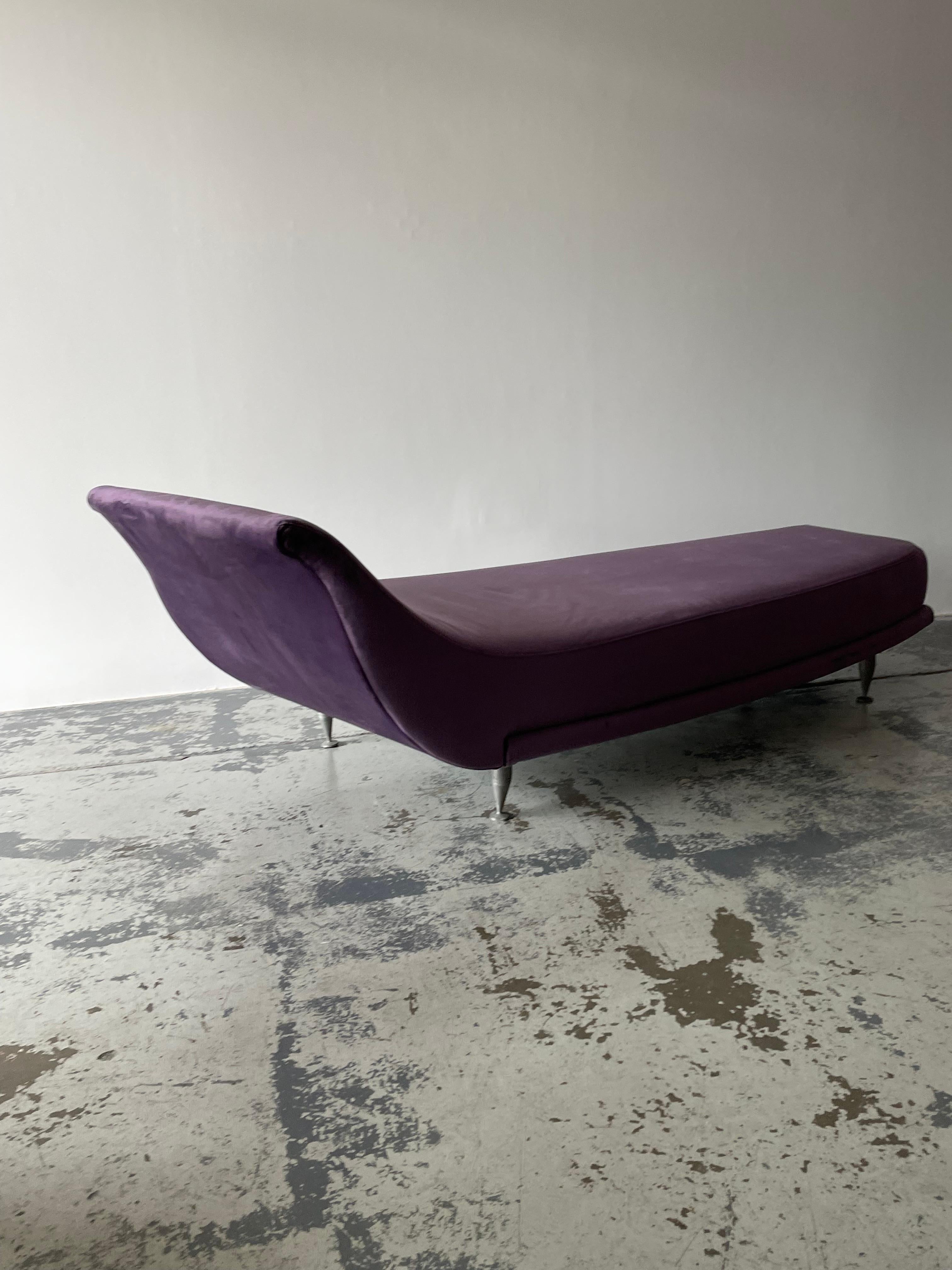 Late 20th Century Chaise Longue by Massimo Iosa Ghini Postmodern for Moroso Italy For Sale