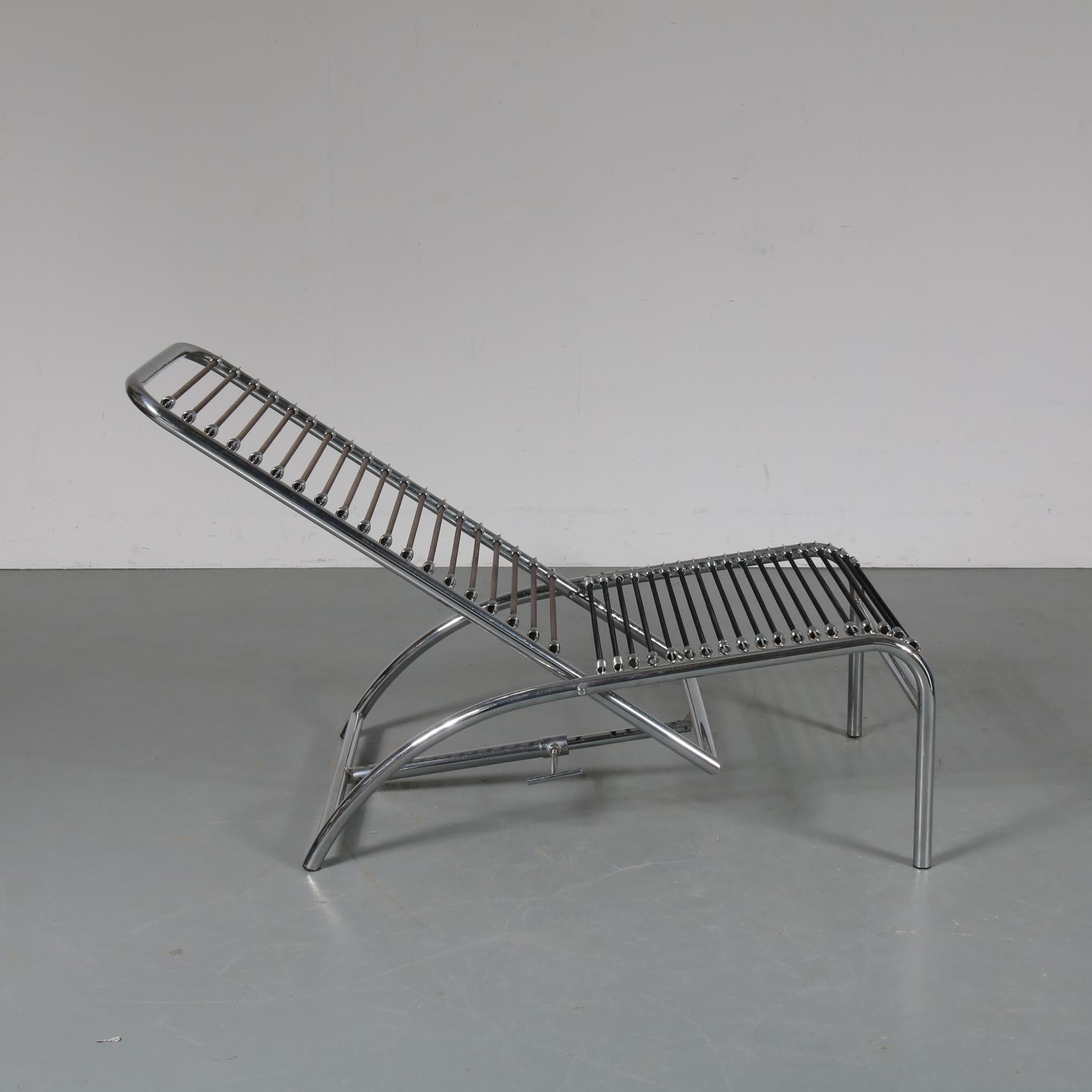Chaise Longue by René Herbst for Tecta, Germany, 1980 In Good Condition In Amsterdam, NL