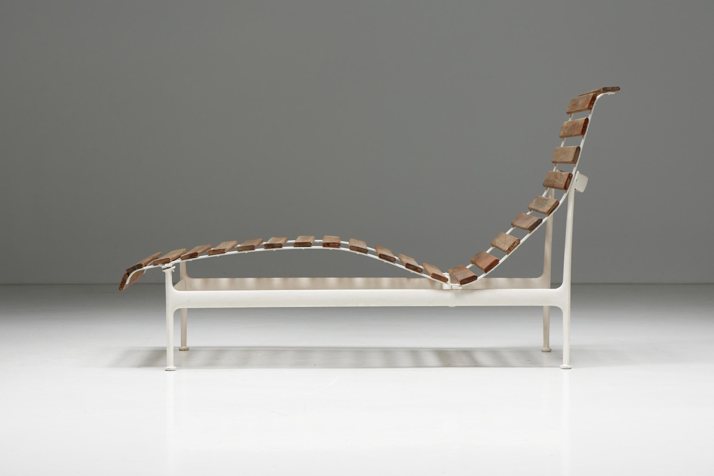Steel Chaise Longue by Richard Schultz for Knoll International, United States, 1960s For Sale