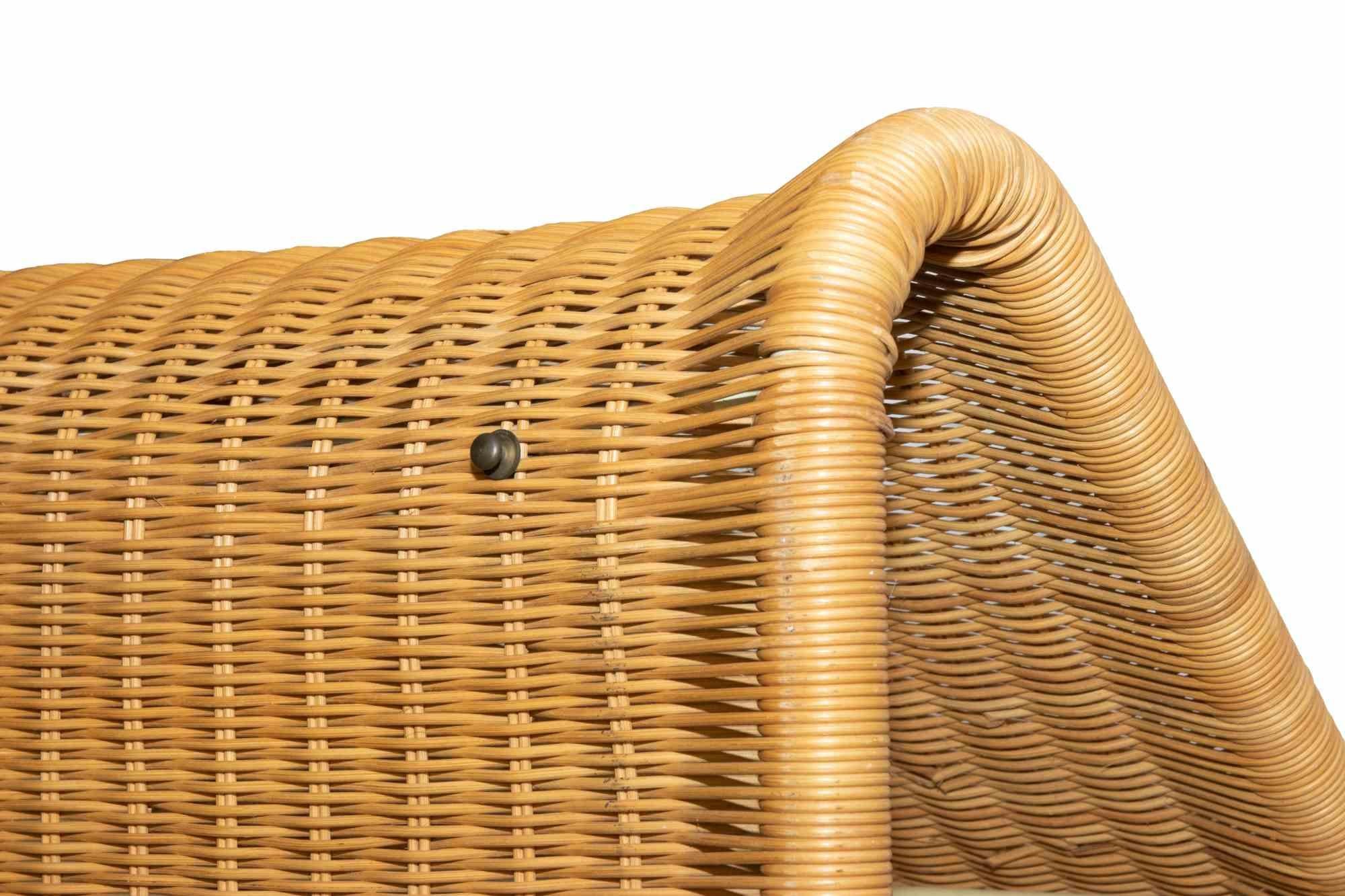 Woven Chaise Longue by Tito Agnoli, Italy, 1962 For Sale