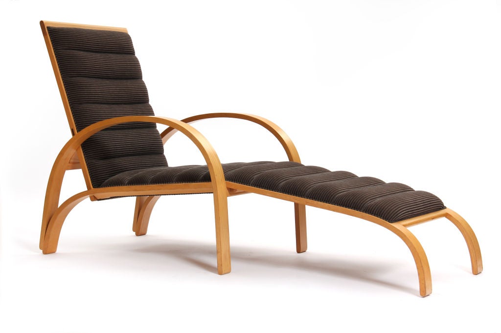 Mid-Century Modern Chaise Longue by Ward Bennett