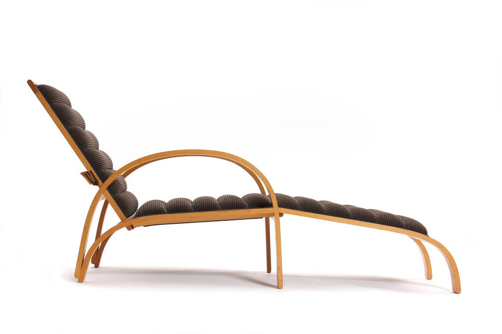 Chaise Longue by Ward Bennett In Good Condition In Sagaponack, NY
