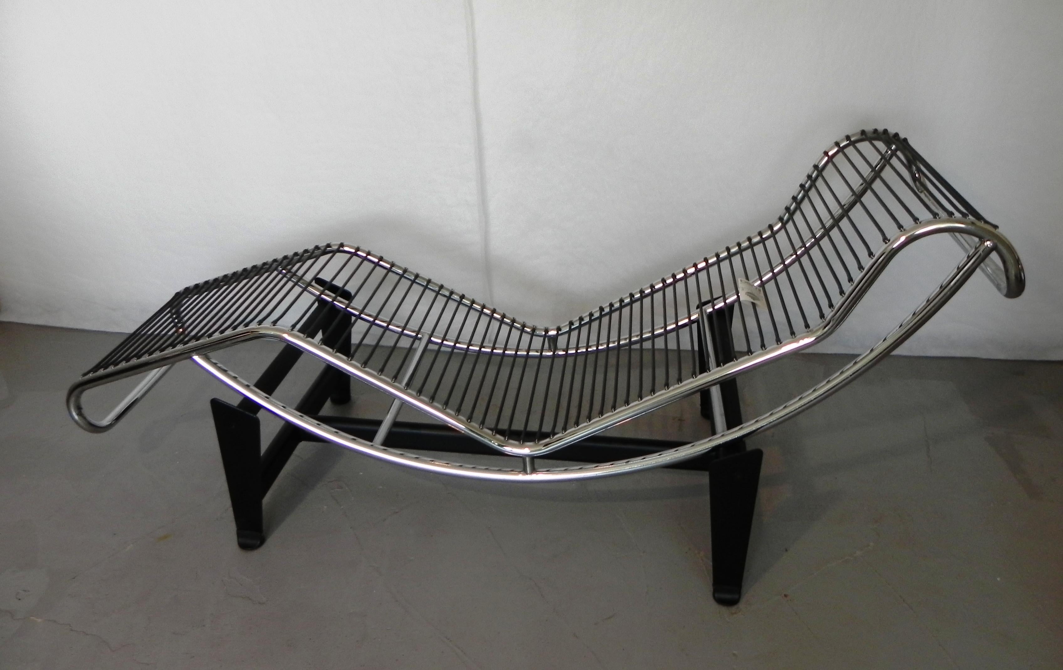 chaise longue di ispirazione Bauhaus, anni 80 For Sale 6
