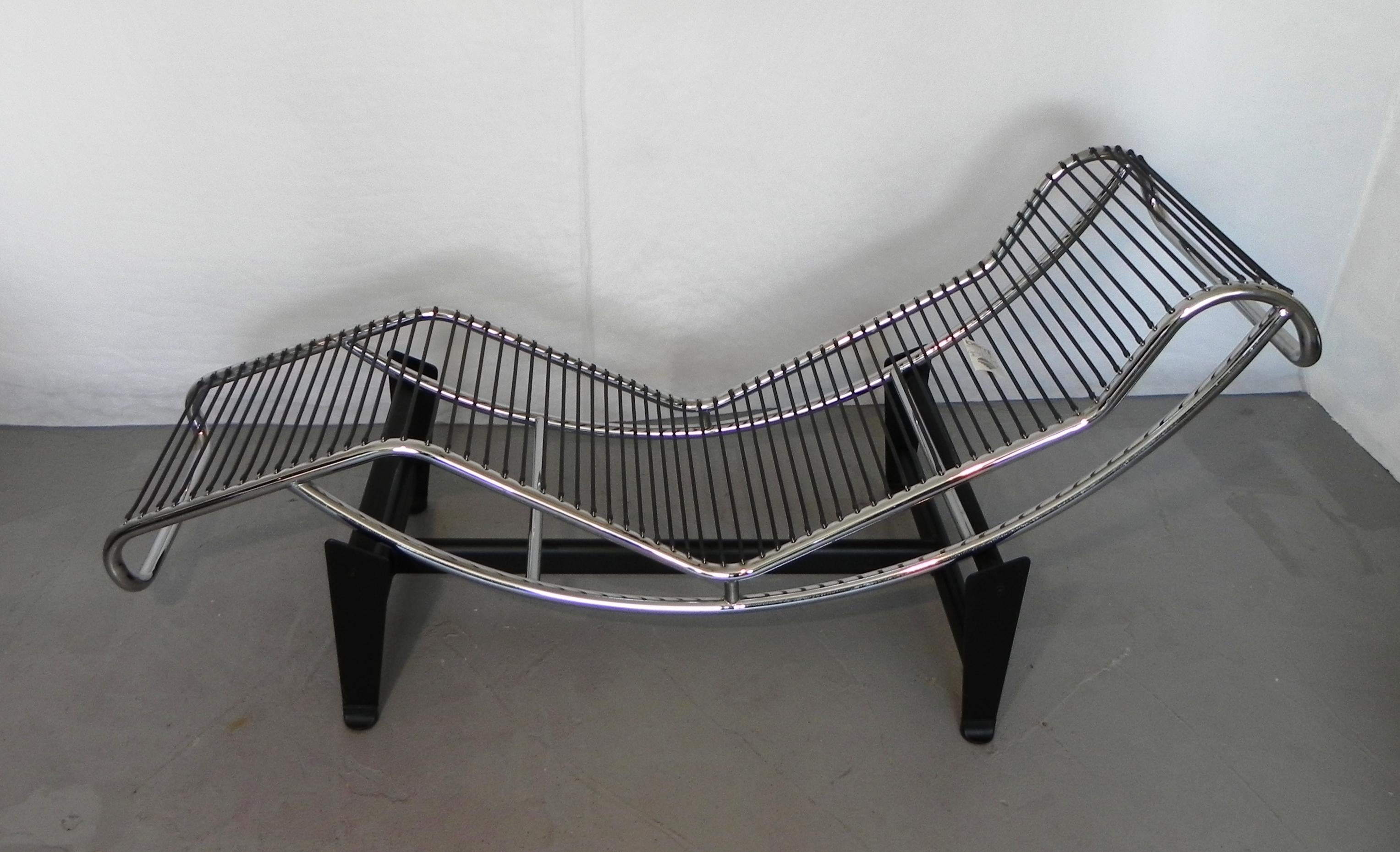 Chaise longue di ispirazione Bauhaus, années 80 en vente 8