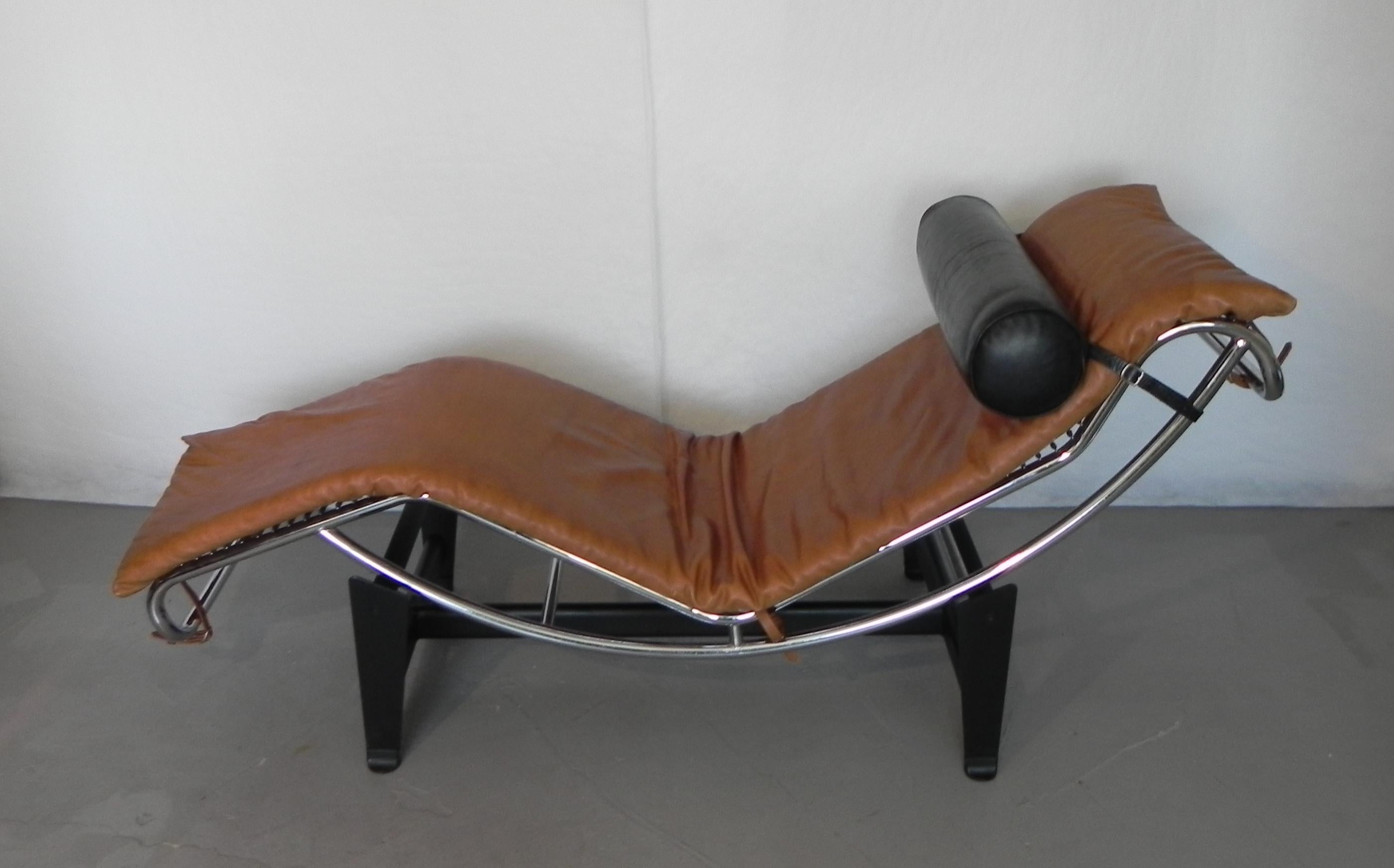 Italian chaise longue di ispirazione Bauhaus, anni 80 For Sale