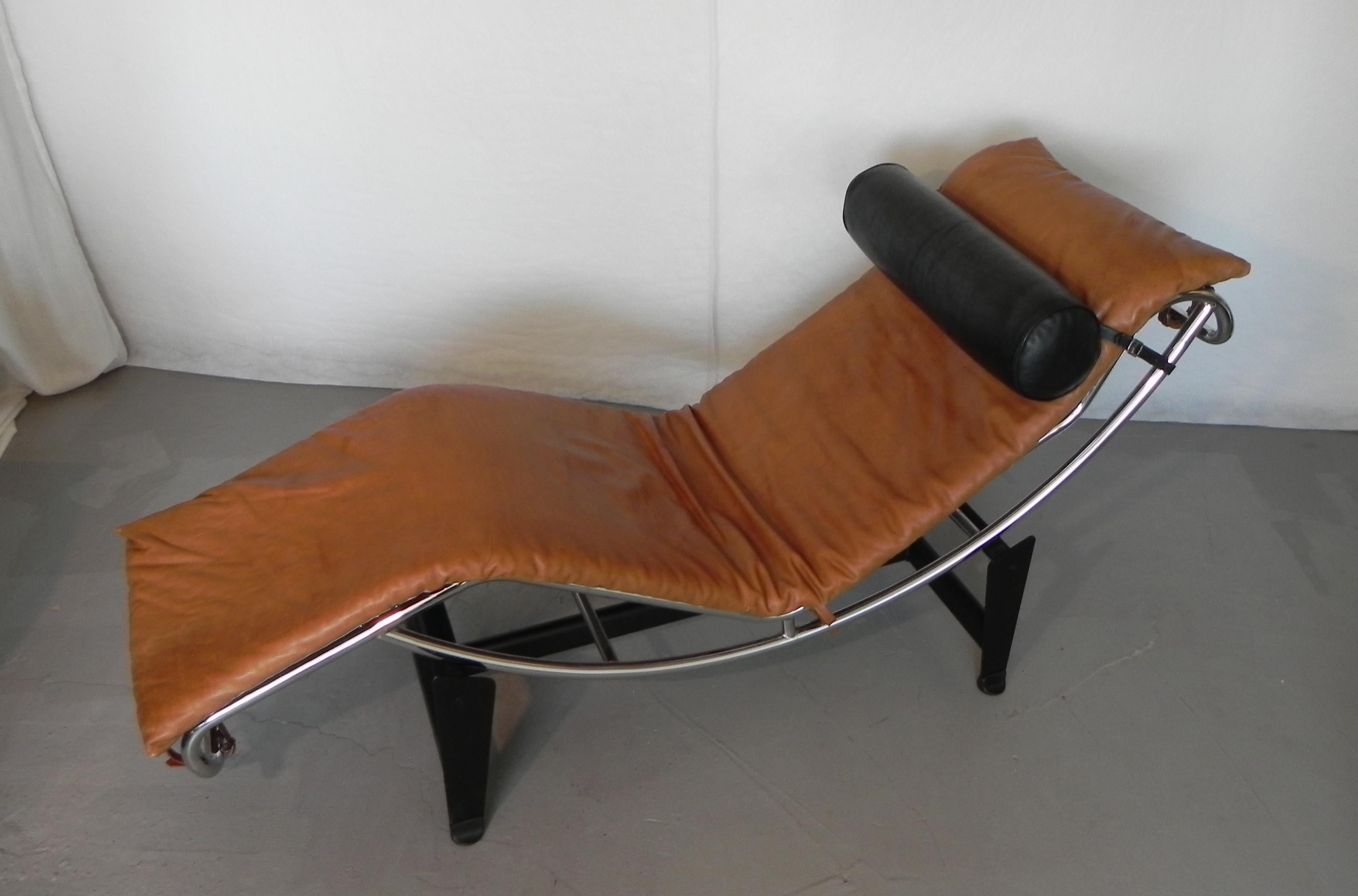 Metal chaise longue di ispirazione Bauhaus, anni 80 For Sale