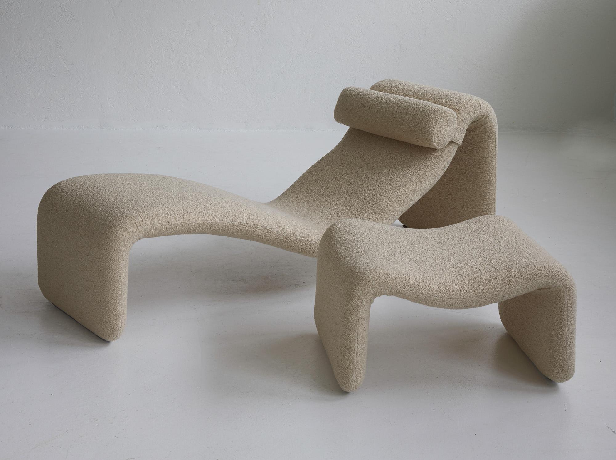 Chaise longue Djinn d'Olivier Mourgue, Airborne France 1965 2