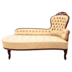 Chaise longue, France, circa 1890.