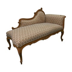 Antique Chaise Longue French Style Louis XV