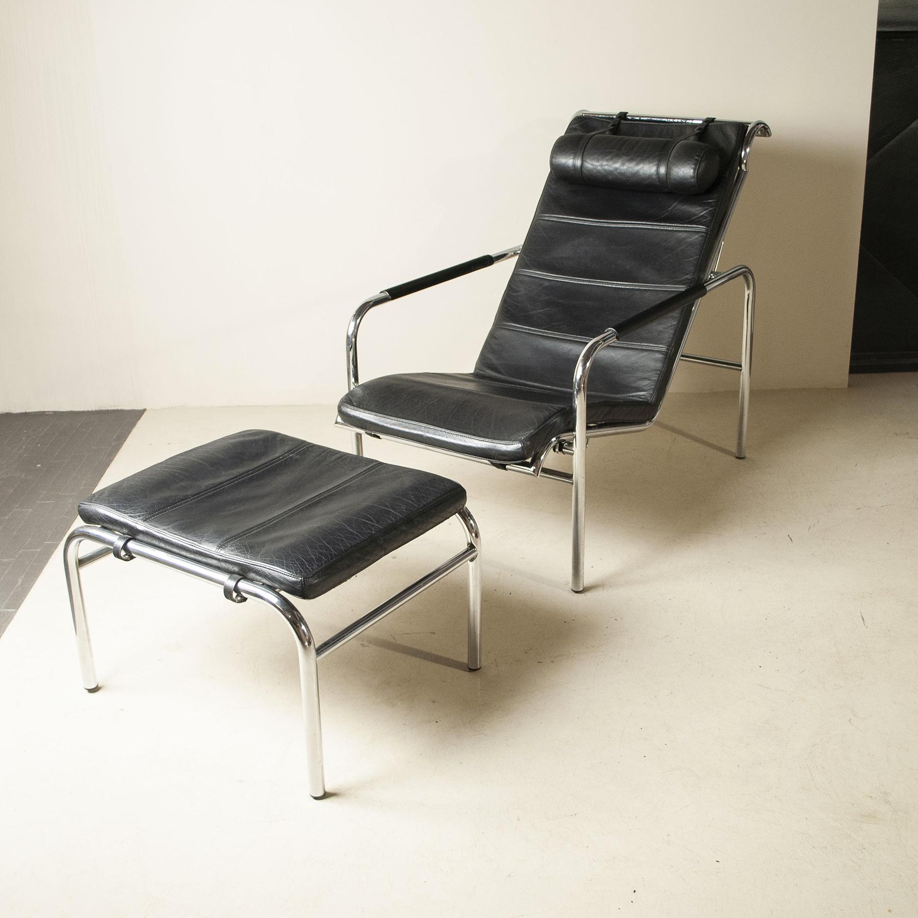 Chaise Longue Genni for Zanotto by Gabriele Mucchi 70s In Good Condition For Sale In bari, IT