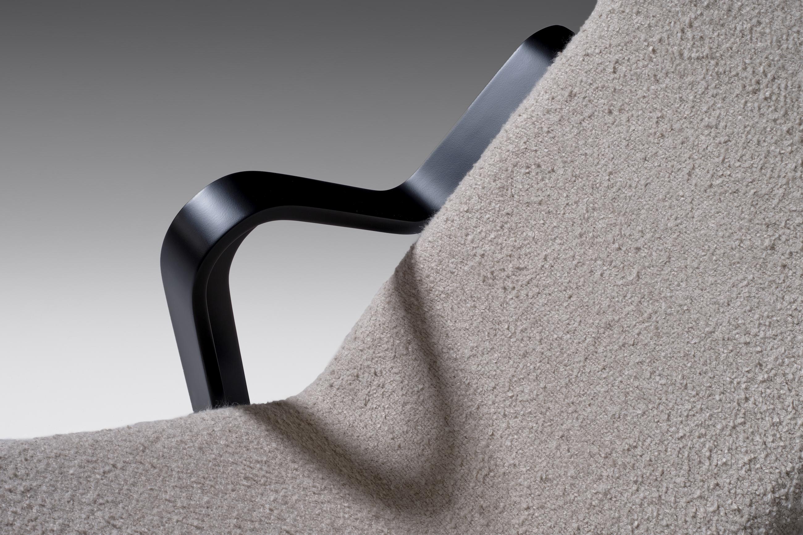 boucle chaise lounge