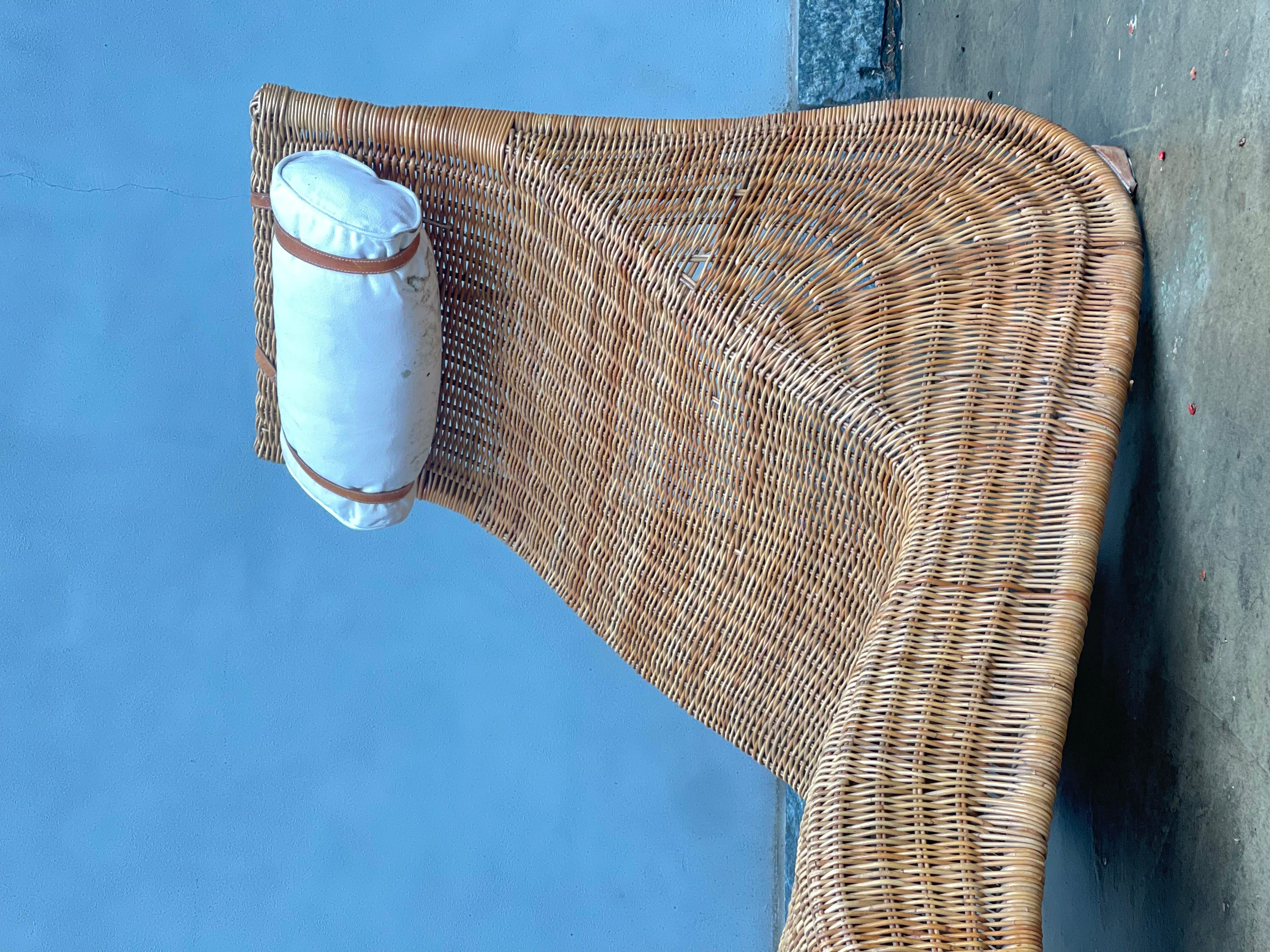 Chaise Longue in Vimini di Carl Öjerstam Per Ikea, Karlskrona For Sale