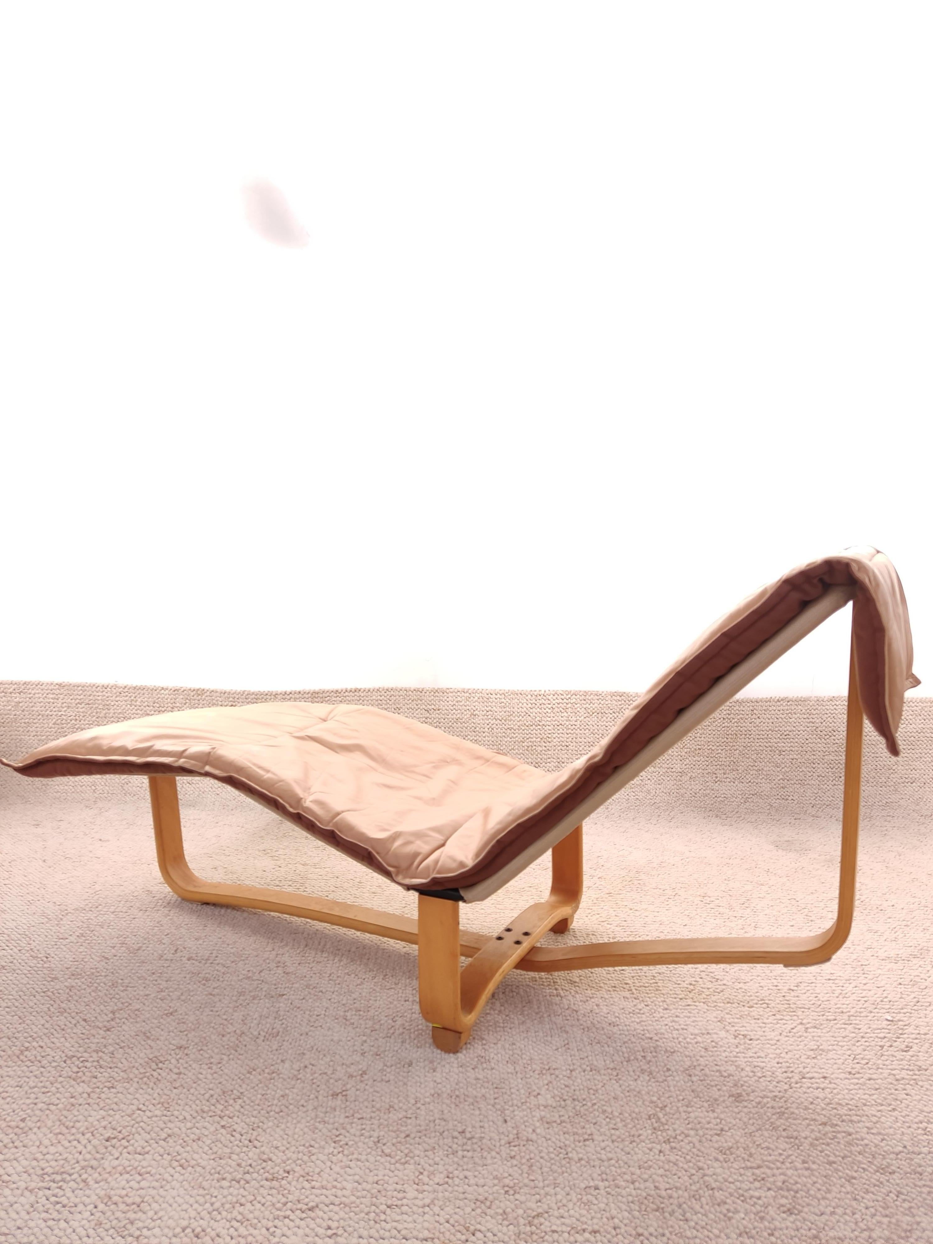 Chaise-Longue Ingmar & Relling, Camel Leather, 1970 1