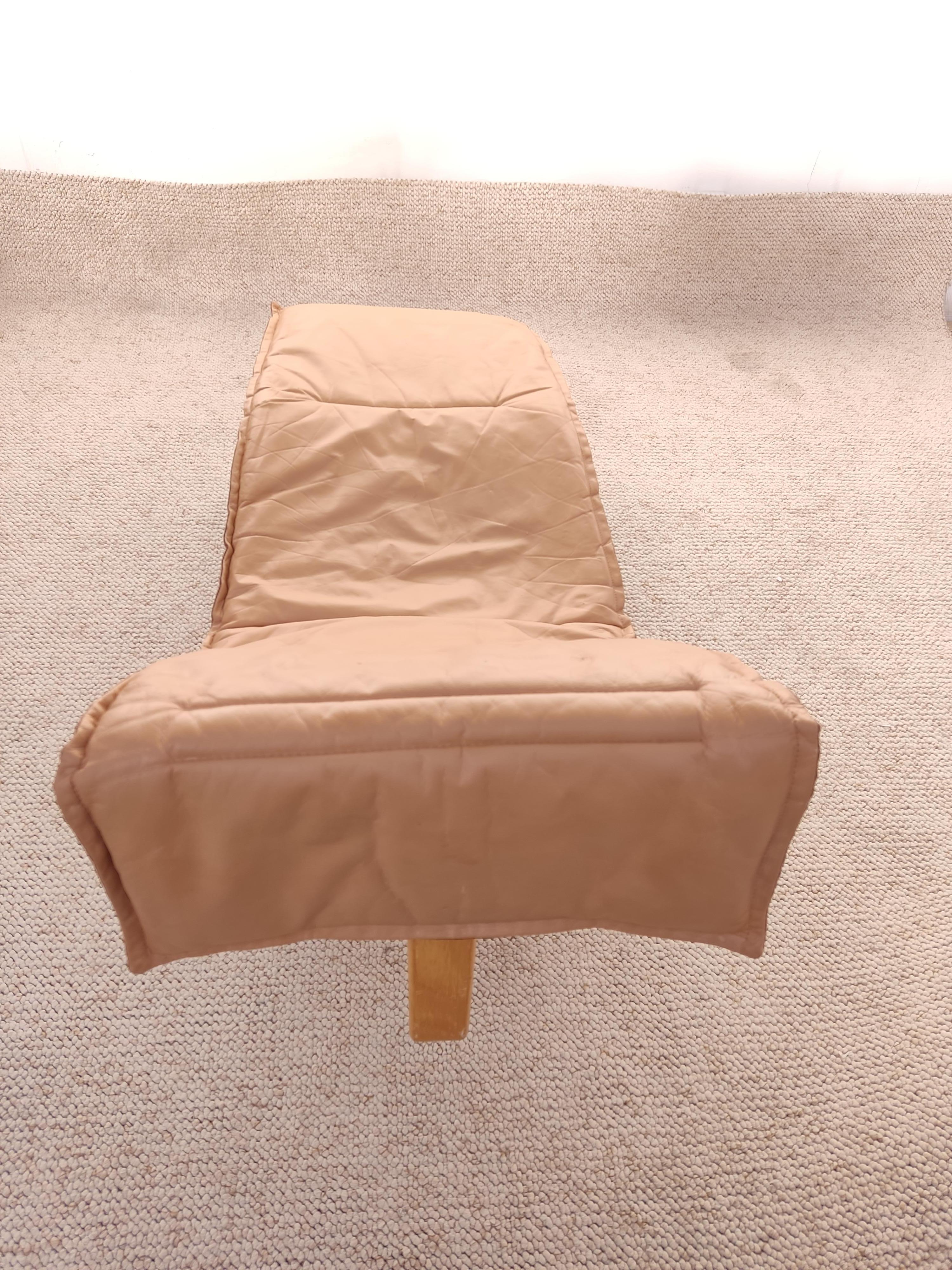 Chaise-Longue Ingmar & Relling, Camel Leather, 1970 2
