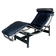 Vintage Chaise Longue LC4 Nr 1153 by Le Corbusier, Jeanneret & Perriand, Cassina, 1960