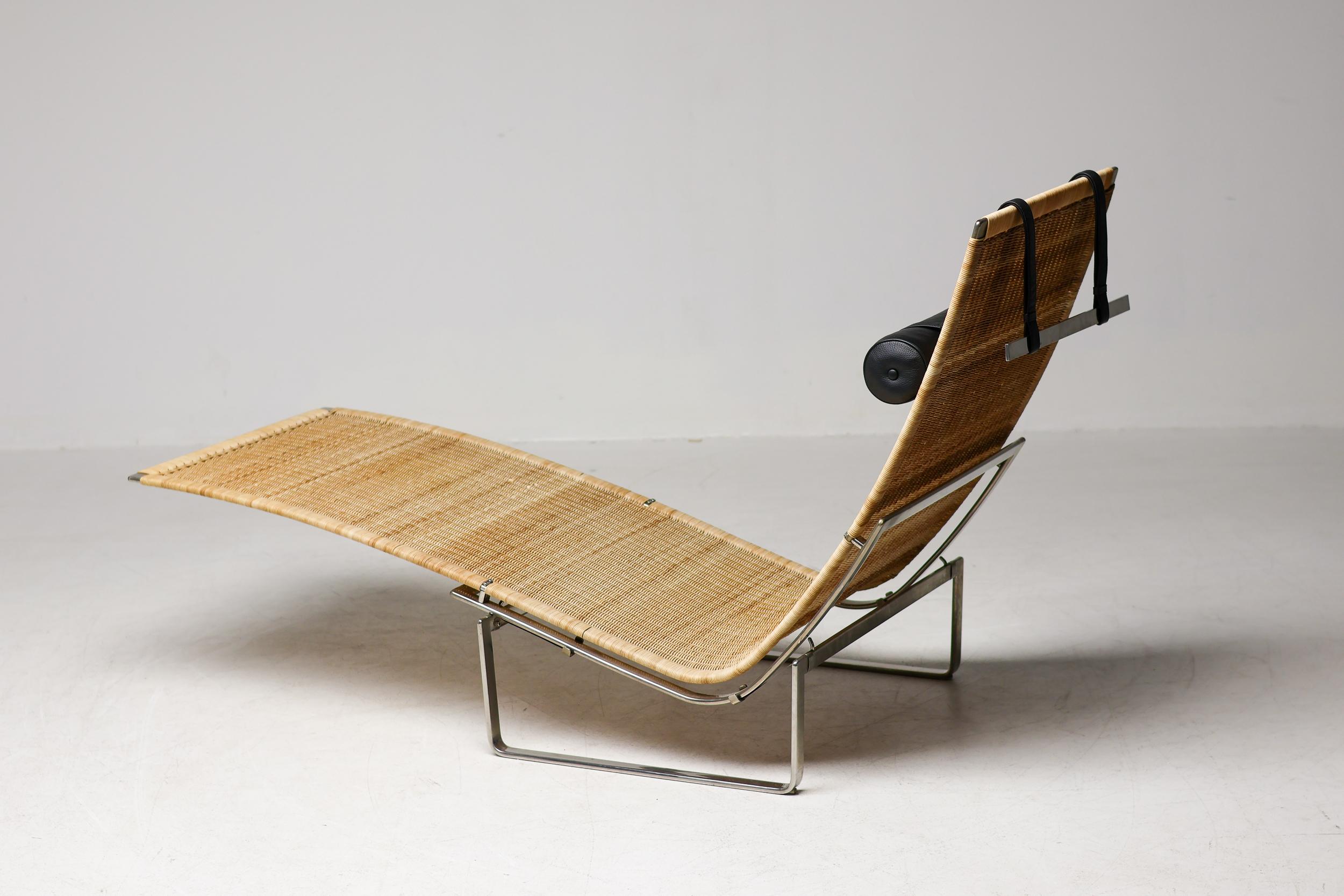 Chaise Longue Model PK24 by Poul Kjærholm for E. Kold Christensen For Sale 2