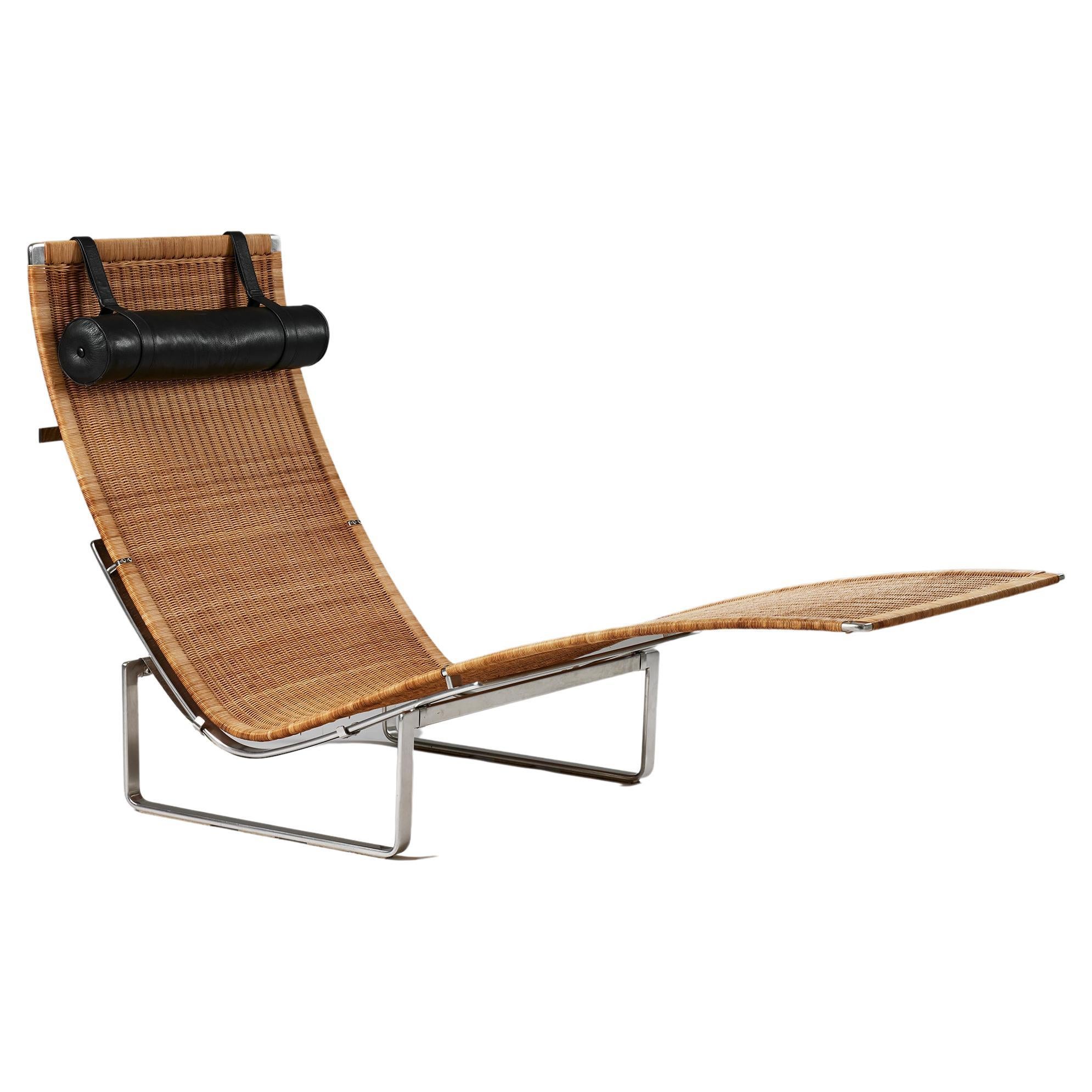 Chaise Lounge Model PK24 Designed by Poul Kjaerholm for E. Kold Christensen For Sale