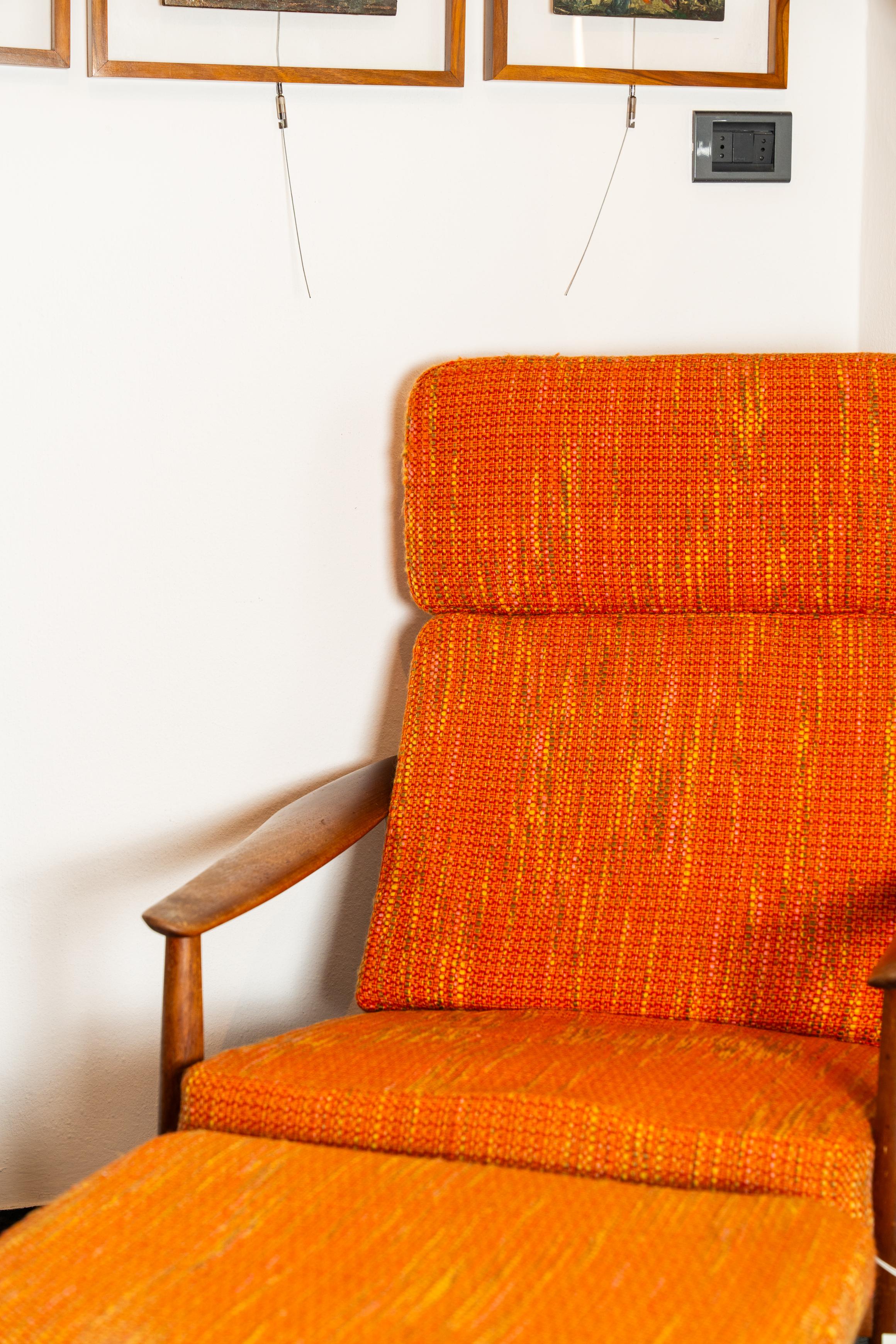 Danish Chaise-longue Modèle FD 164 en teck, Arne Vodder, Danemark années 1960 en vente