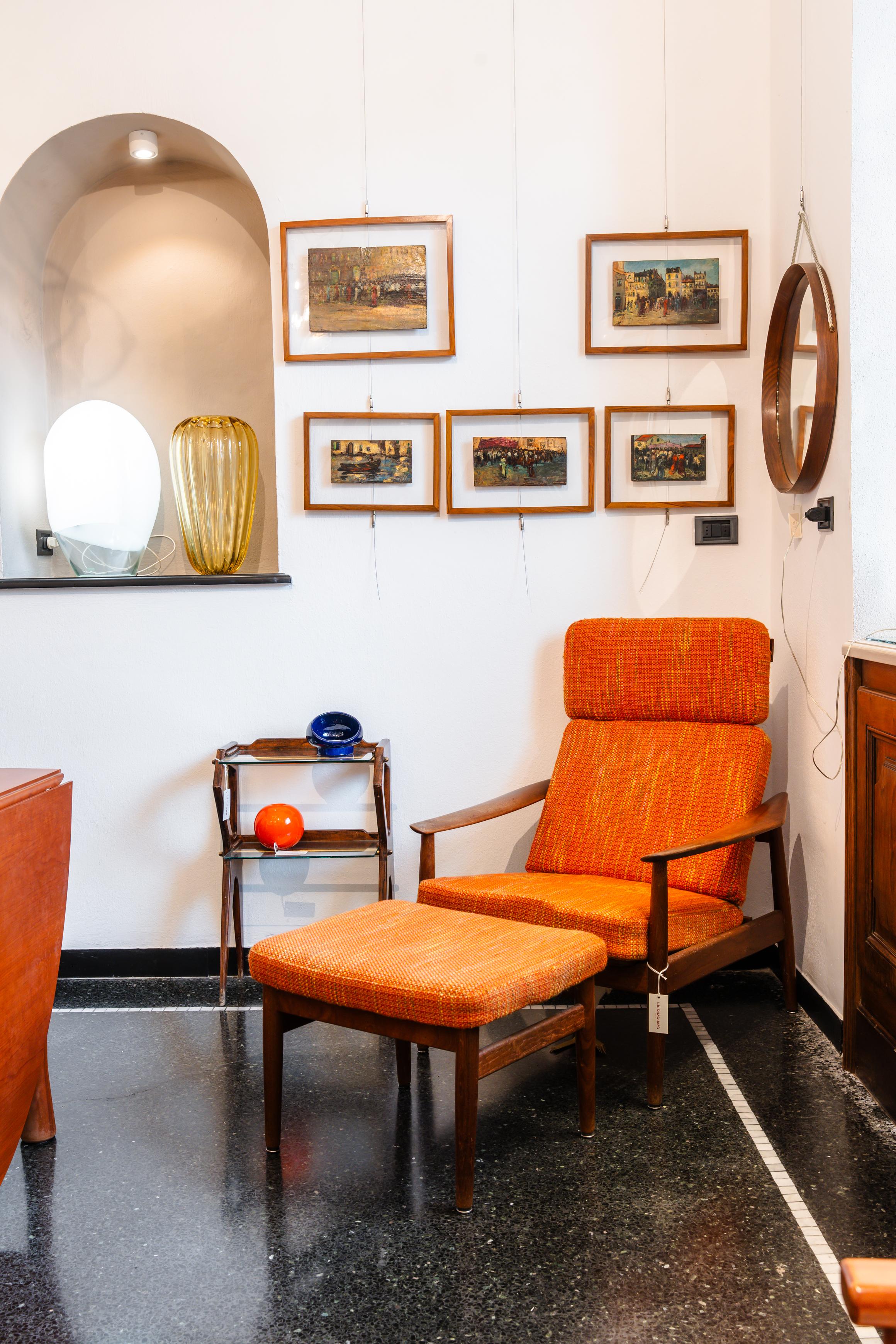 Chaise-longue Modèle FD 164 en teck, Arne Vodder, Danemark années 1960 Bon état - En vente à Santa Margherita Ligure, IT