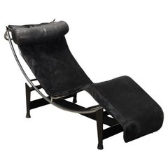 Used Chaise Longue model 'LC4' Le Corbusier for Cassina 1980s