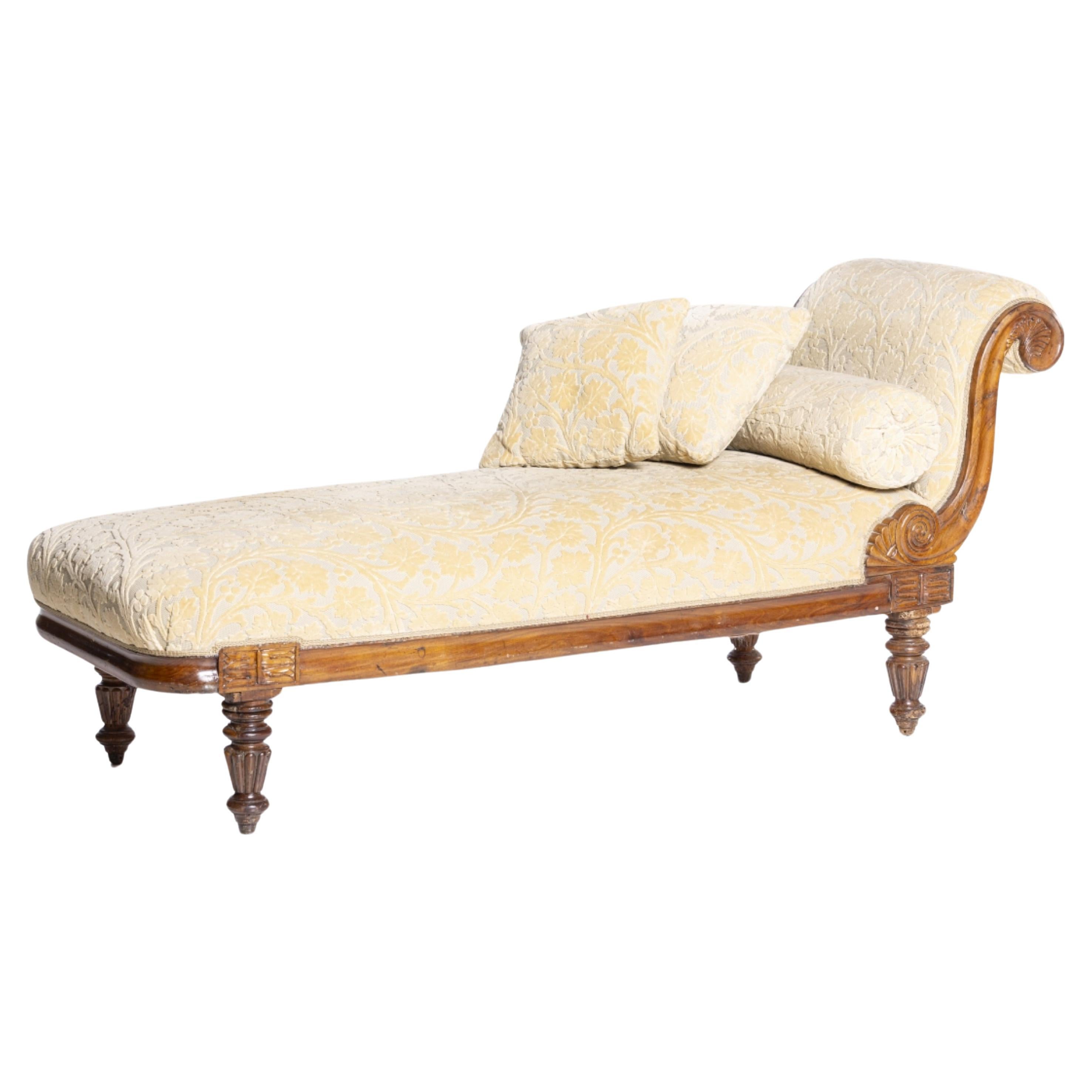 CHAISE LONGUE  Portuguese, from the 19th Century