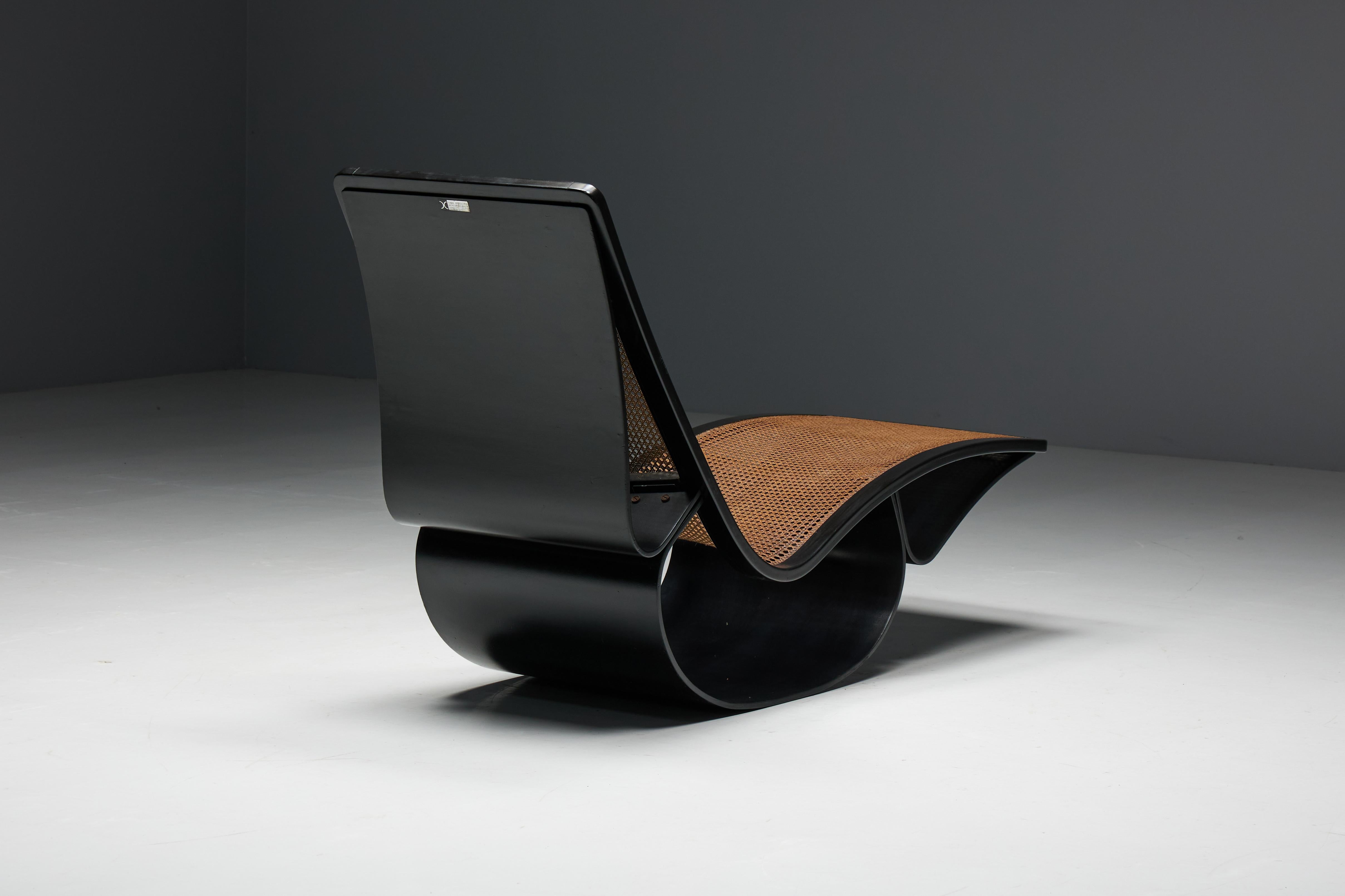 Wood Chaise Longue 