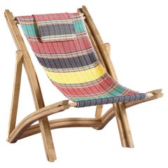 Chaise longue Riva 1920 design Anna Zegna - Oak staves from Barrique barrels